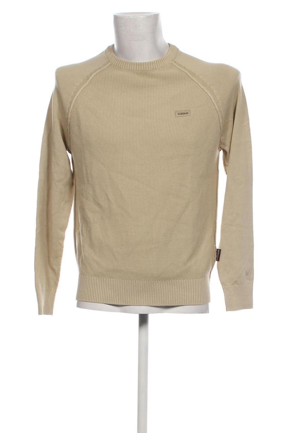 Herrenpullover Napapijri, Größe M, Farbe Beige, Preis € 49,42