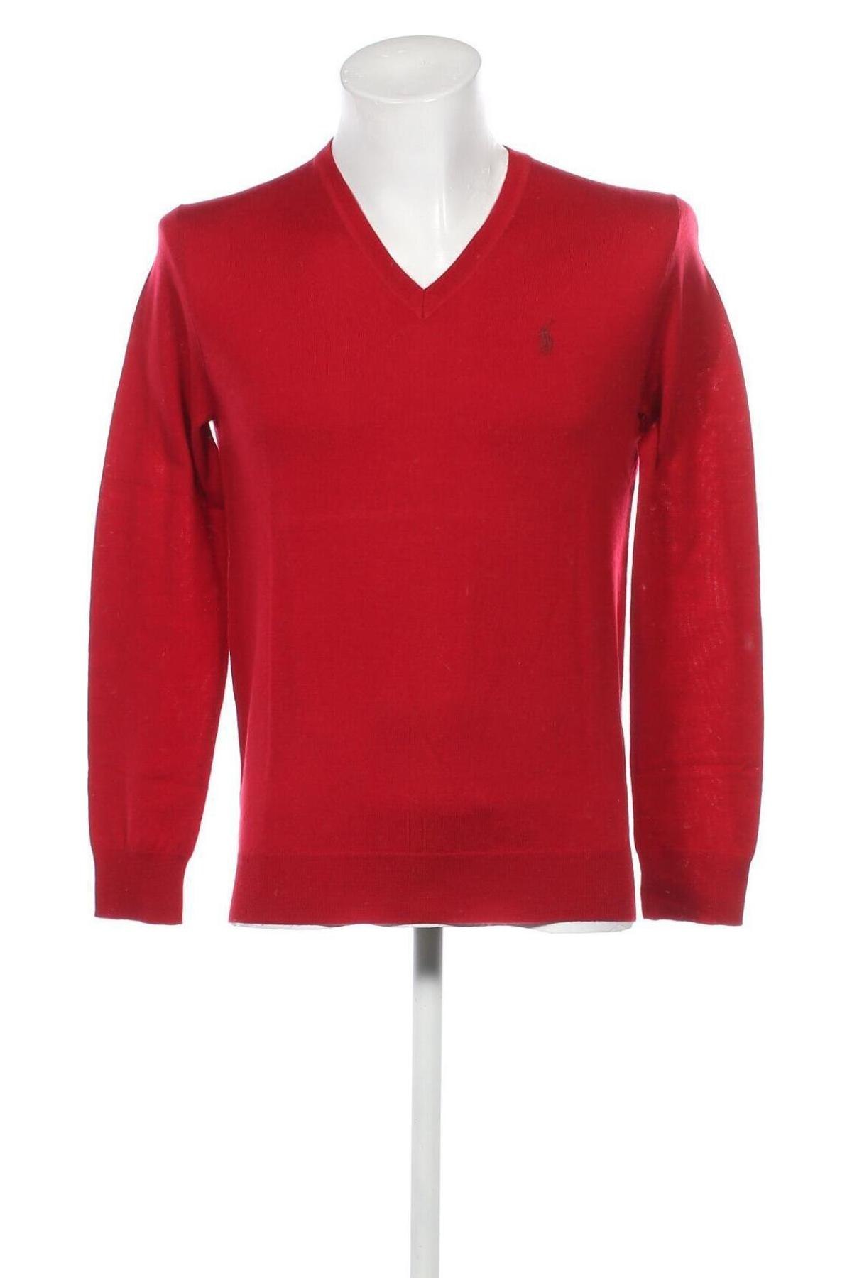 Męski sweter Polo By Ralph Lauren, Rozmiar S, Kolor Czerwony, Cena 780,98 zł