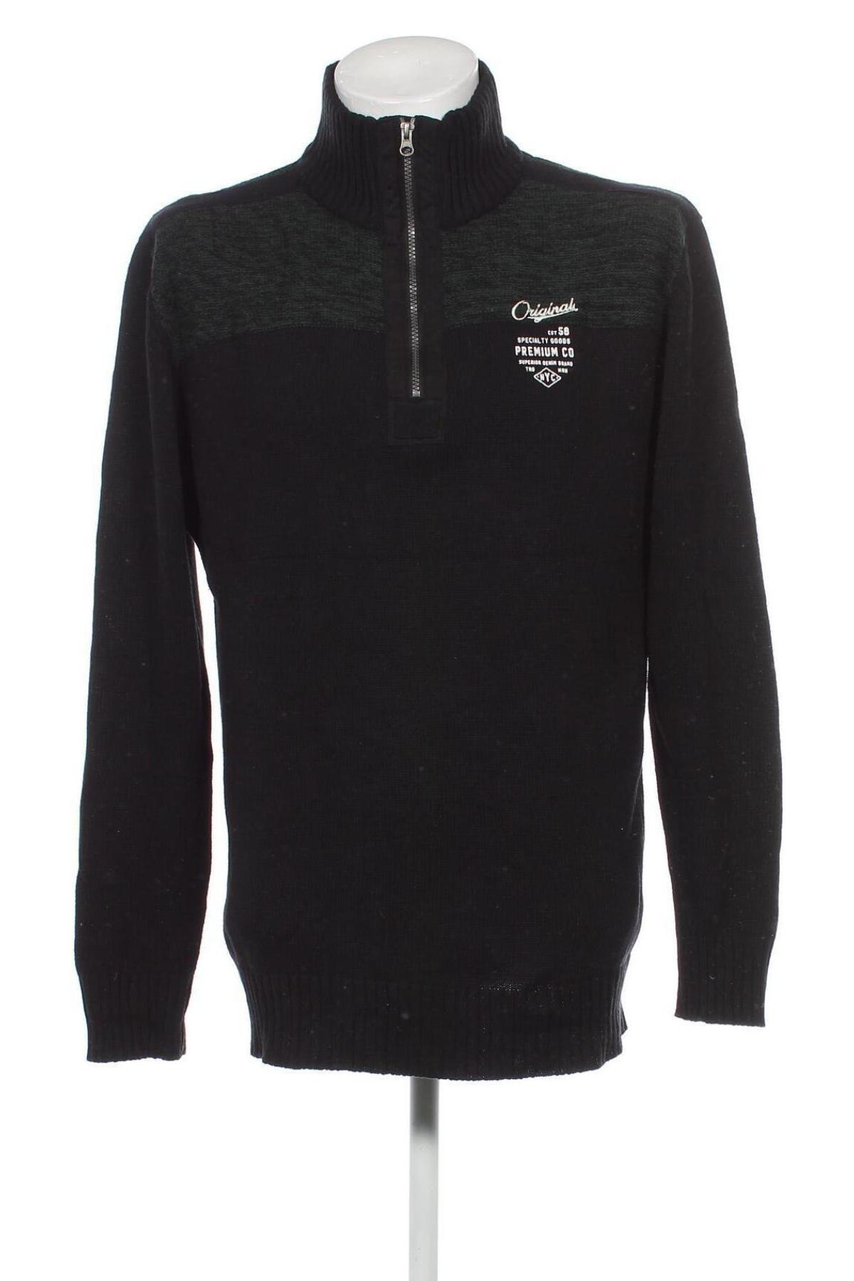 Herrenpullover Portonova, Größe XXL, Farbe Schwarz, Preis 10,09 €