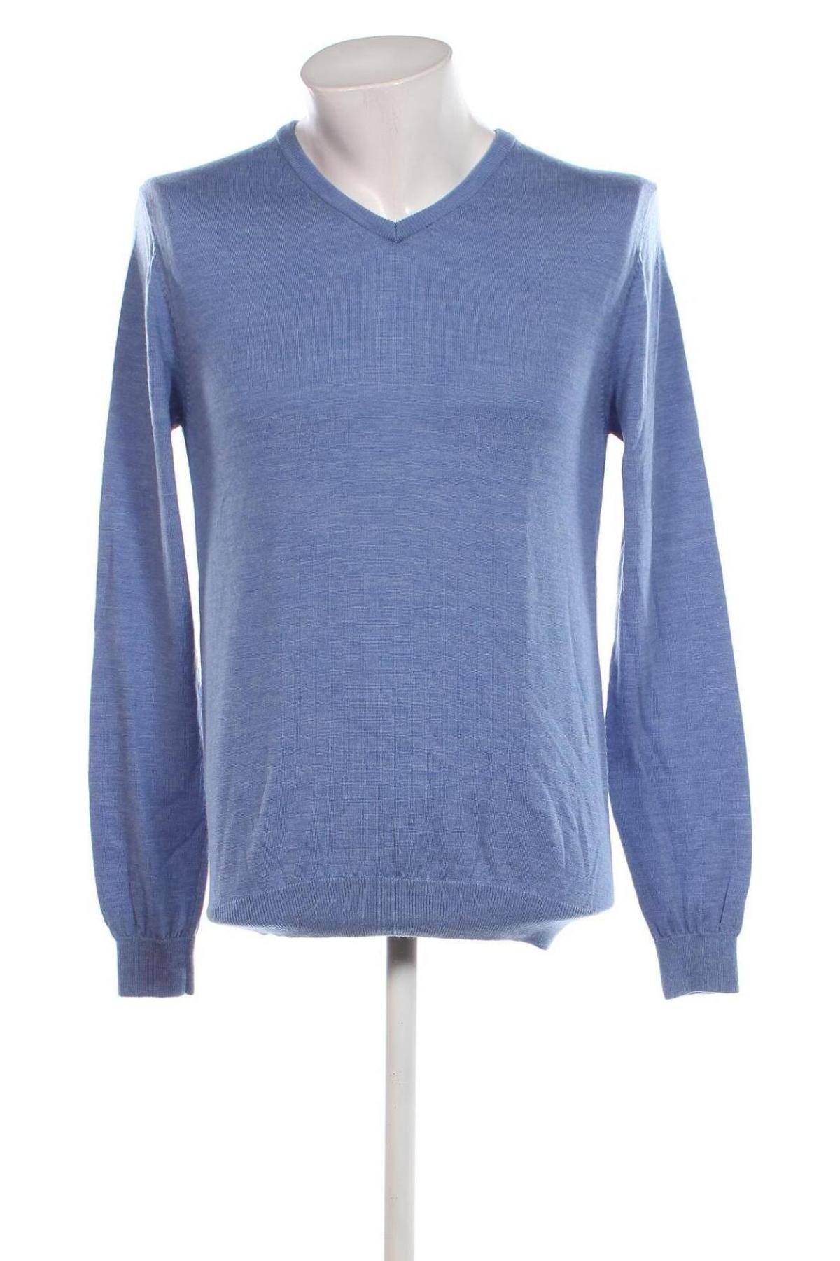 Мъжки пуловер Profuomo, Размер M, Цвят Син, Цена 57,60 лв.