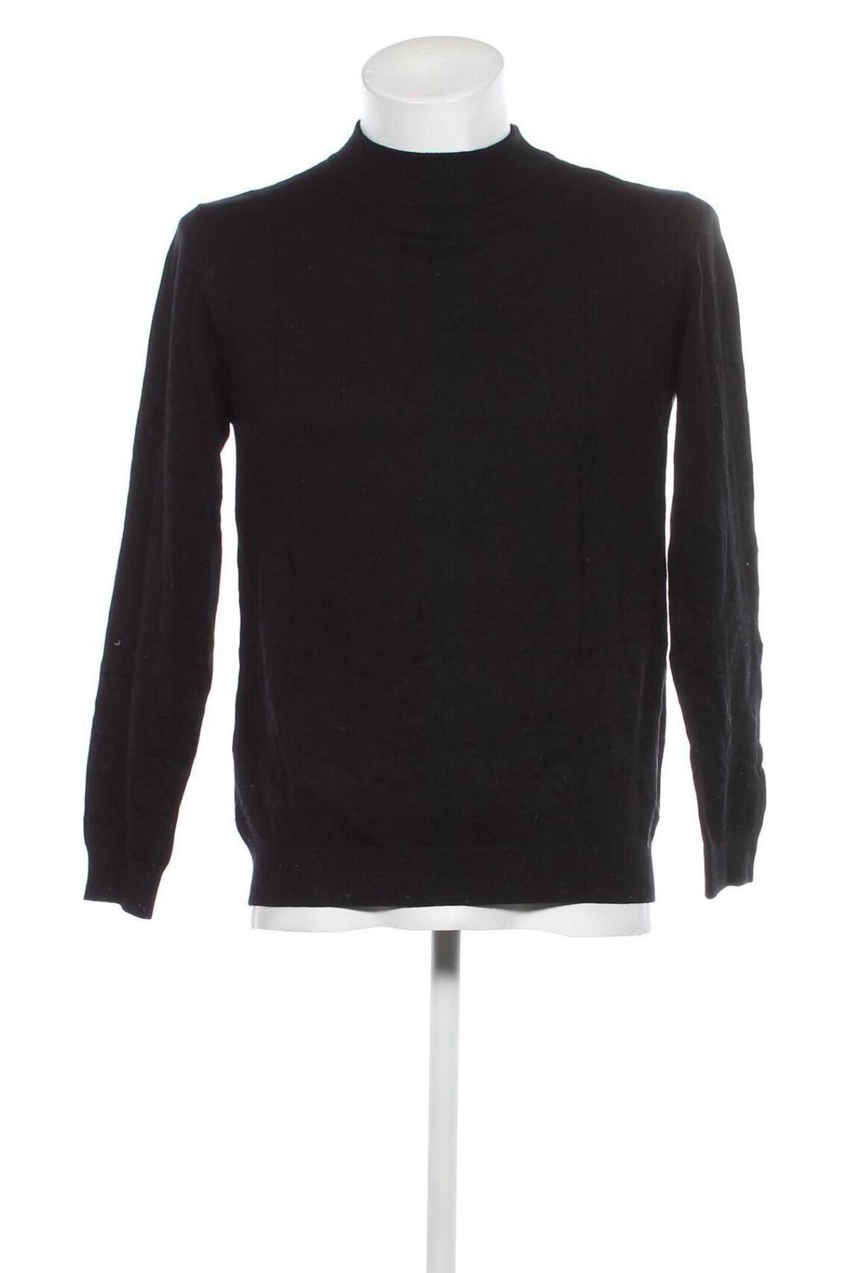 Męski sweter Pull&Bear, Rozmiar L, Kolor Czarny, Cena 92,99 zł