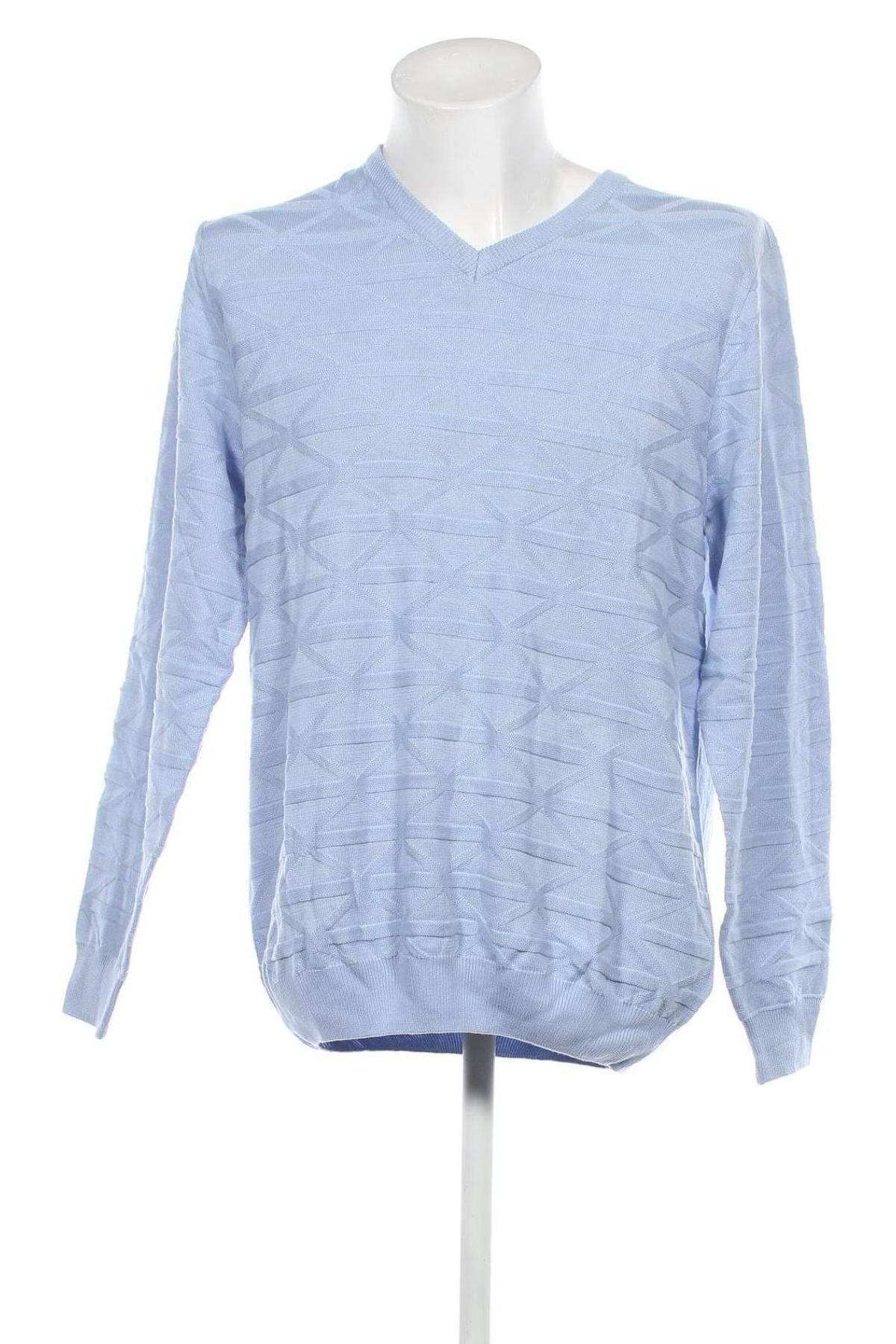 Herrenpullover Roger Kent, Größe L, Farbe Blau, Preis € 12,54