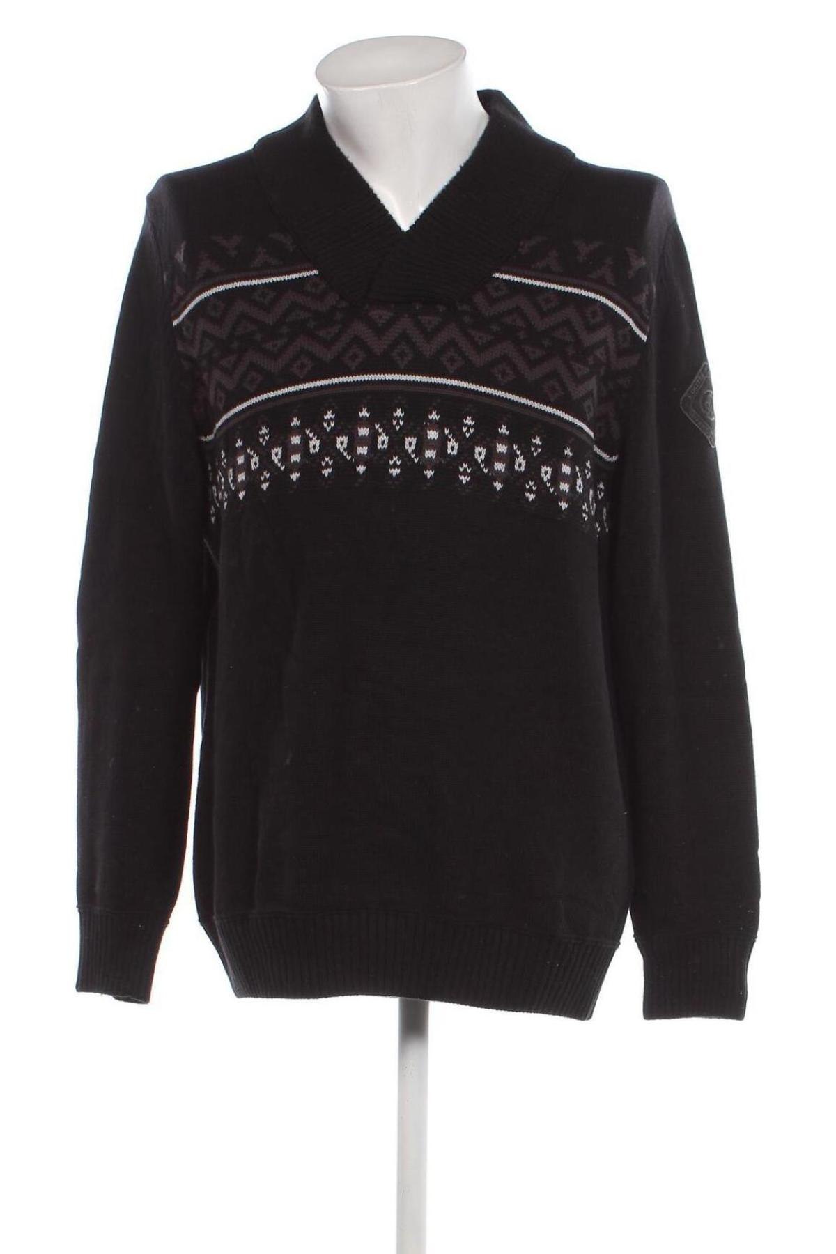 Мъжки пуловер S.Oliver, Размер XL, Цвят Черен, Цена 17,00 лв.