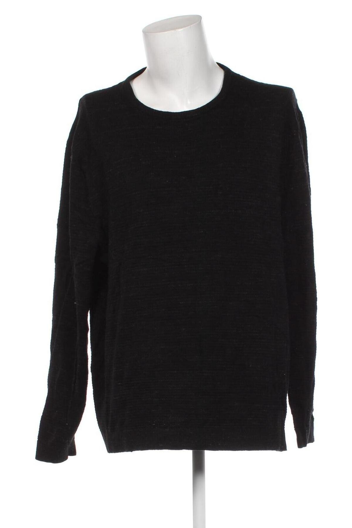 Мъжки пуловер S.Oliver, Размер 4XL, Цвят Черен, Цена 27,20 лв.