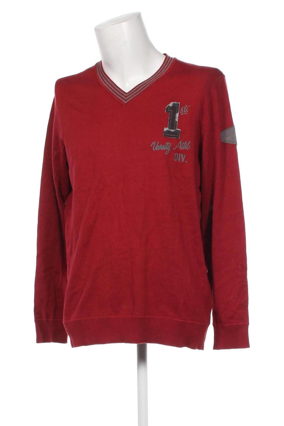 Herrenpullover S.Oliver, Größe L, Farbe Rot, Preis 11,83 €