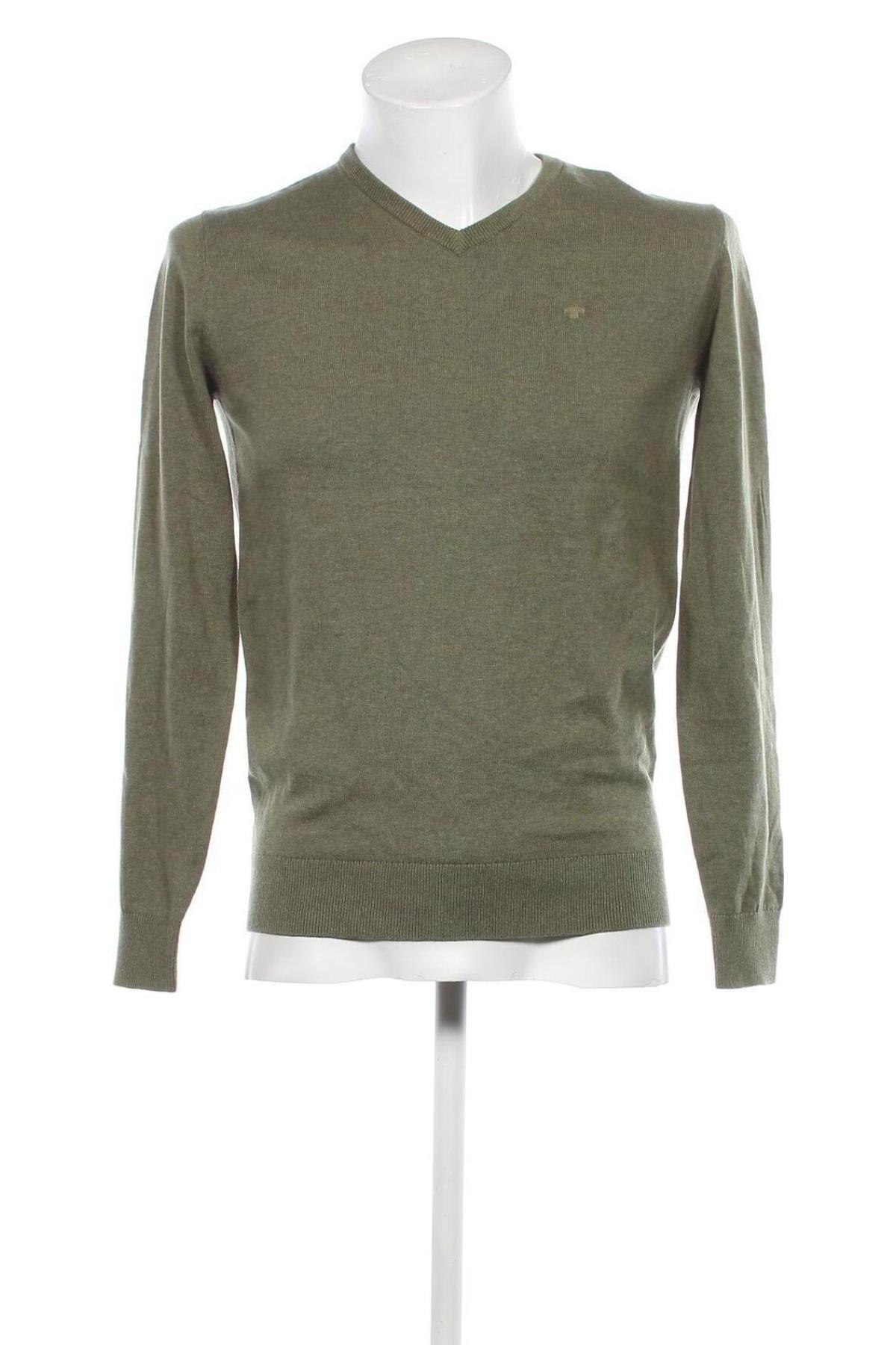Мъжки пуловер Tom Tailor, Размер S, Цвят Зелен, Цена 11,90 лв.