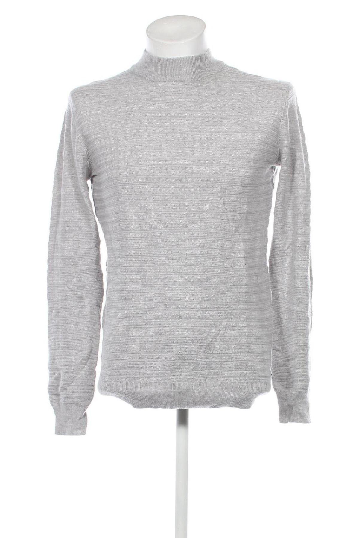 Мъжки пуловер Tom Tailor, Размер L, Цвят Сив, Цена 25,41 лв.