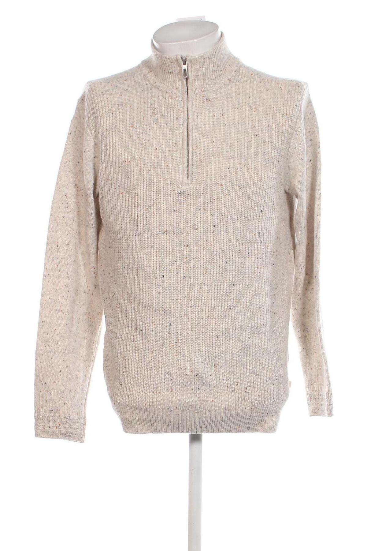 Мъжки пуловер Tom Tailor, Размер XL, Цвят Бежов, Цена 18,02 лв.