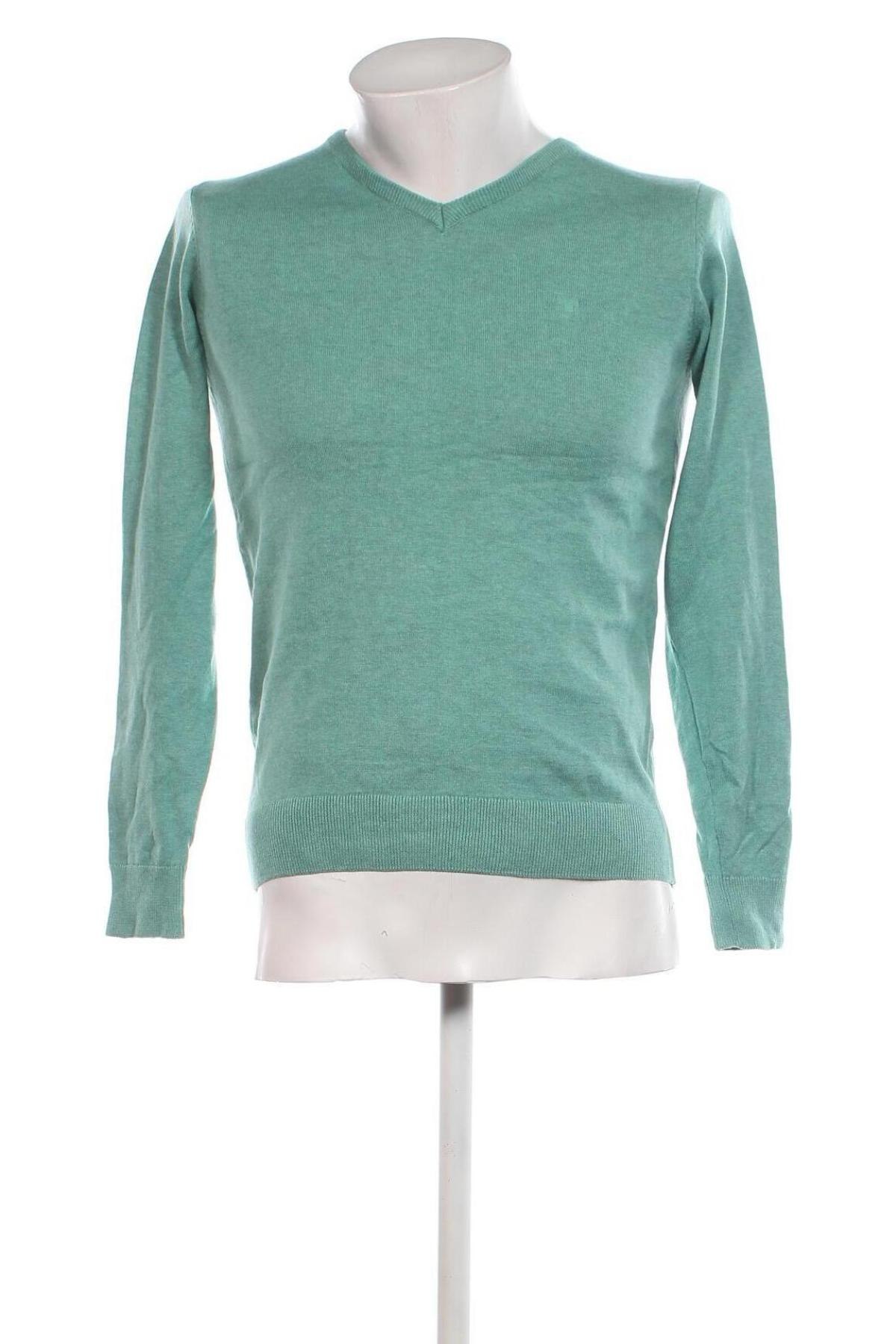 Ανδρικό πουλόβερ Tom Tailor, Μέγεθος S, Χρώμα Πράσινο, Τιμή 10,09 €