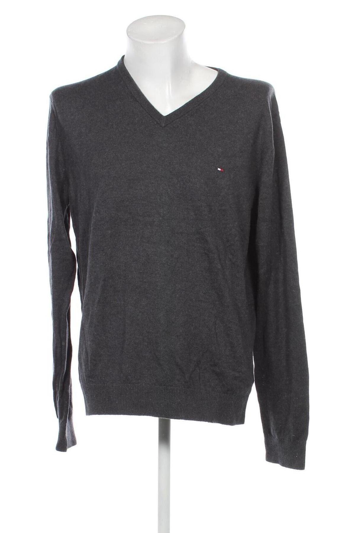 Herrenpullover Tommy Hilfiger, Größe XXL, Farbe Grau, Preis 33,40 €