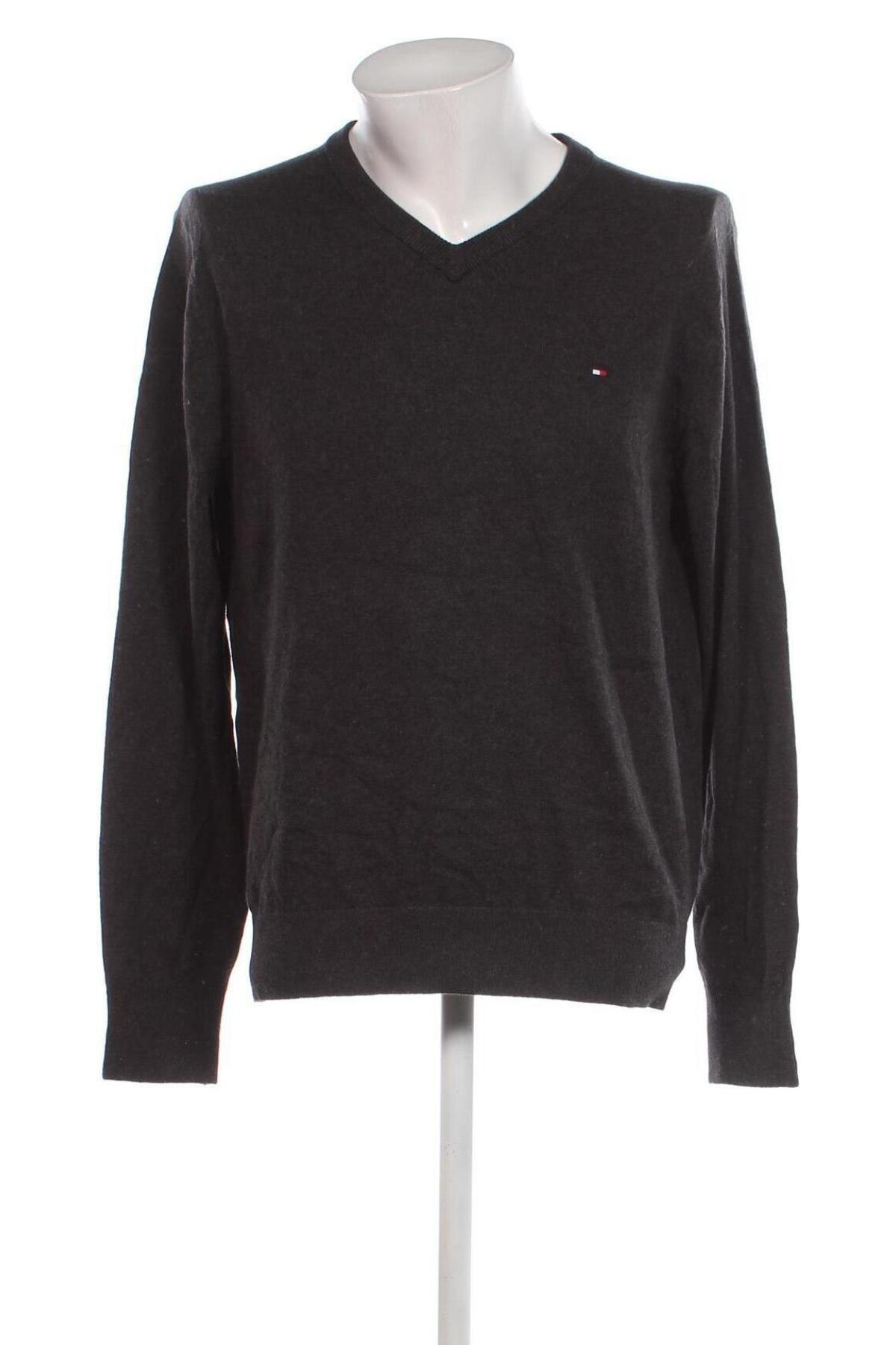 Мъжки пуловер Tommy Hilfiger, Размер L, Цвят Сив, Цена 52,80 лв.