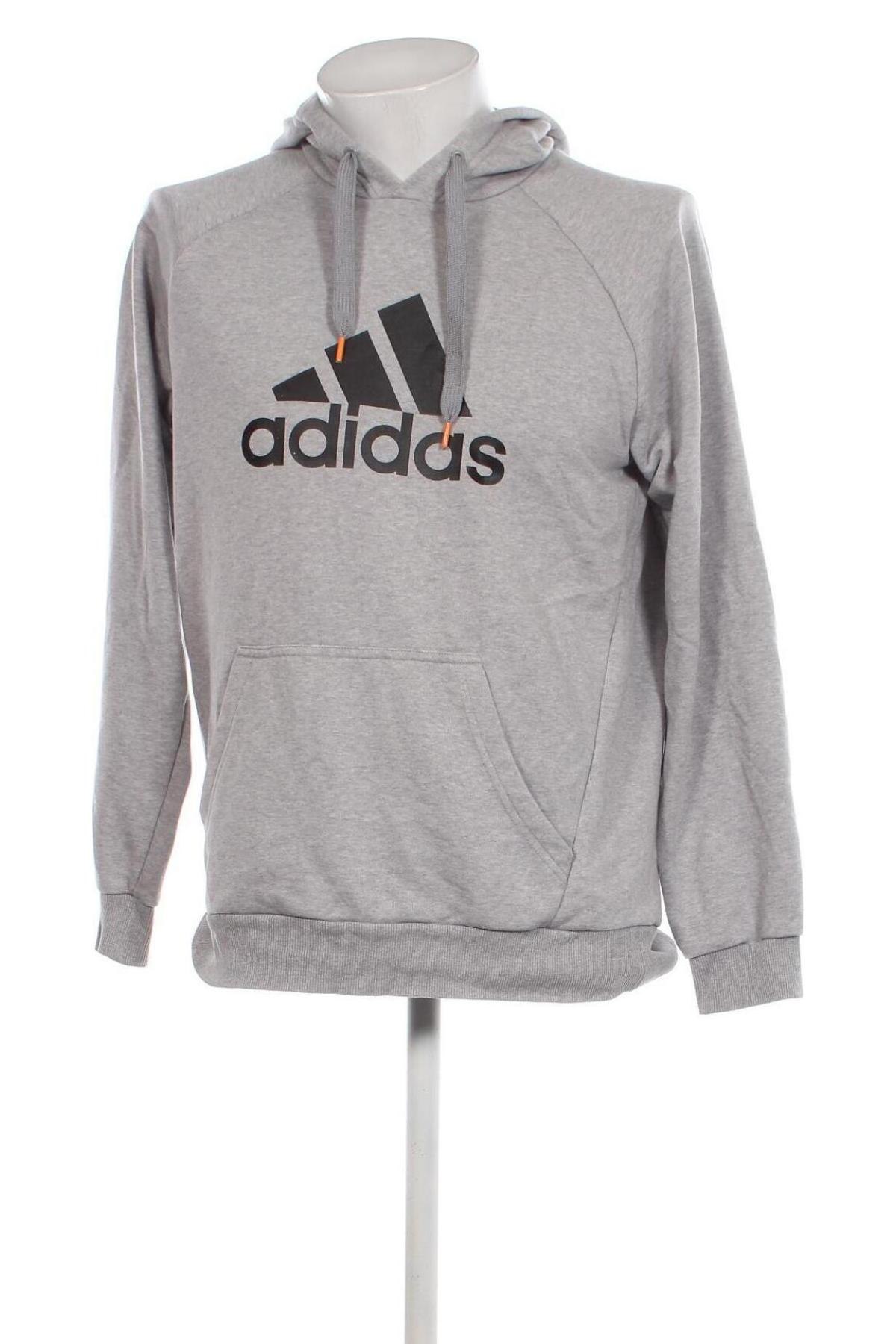 Herren Sweatshirt Adidas, Größe M, Farbe Grau, Preis € 36,36