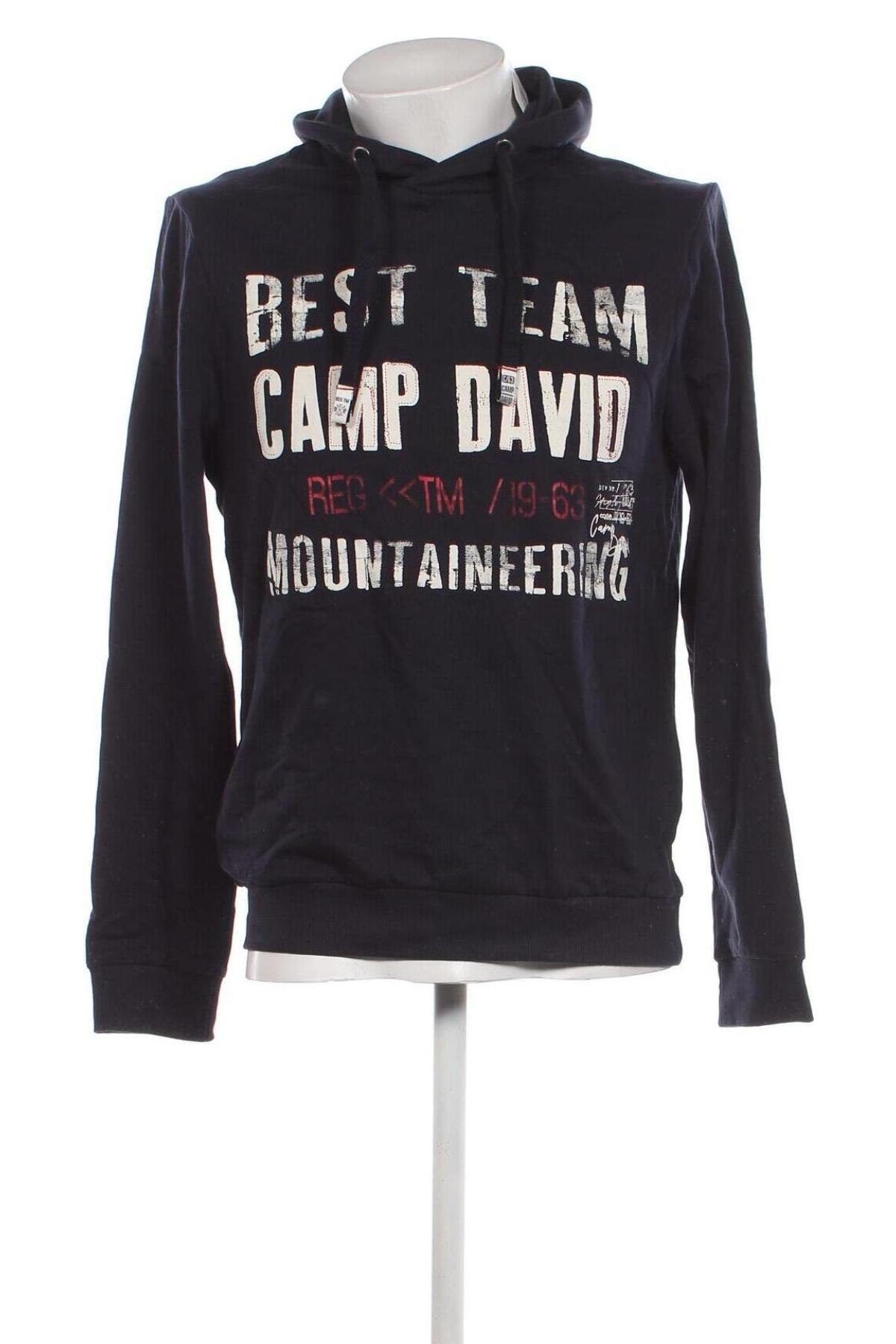 Férfi sweatshirt Camp David, Méret M, Szín Kék, Ár 12 558 Ft