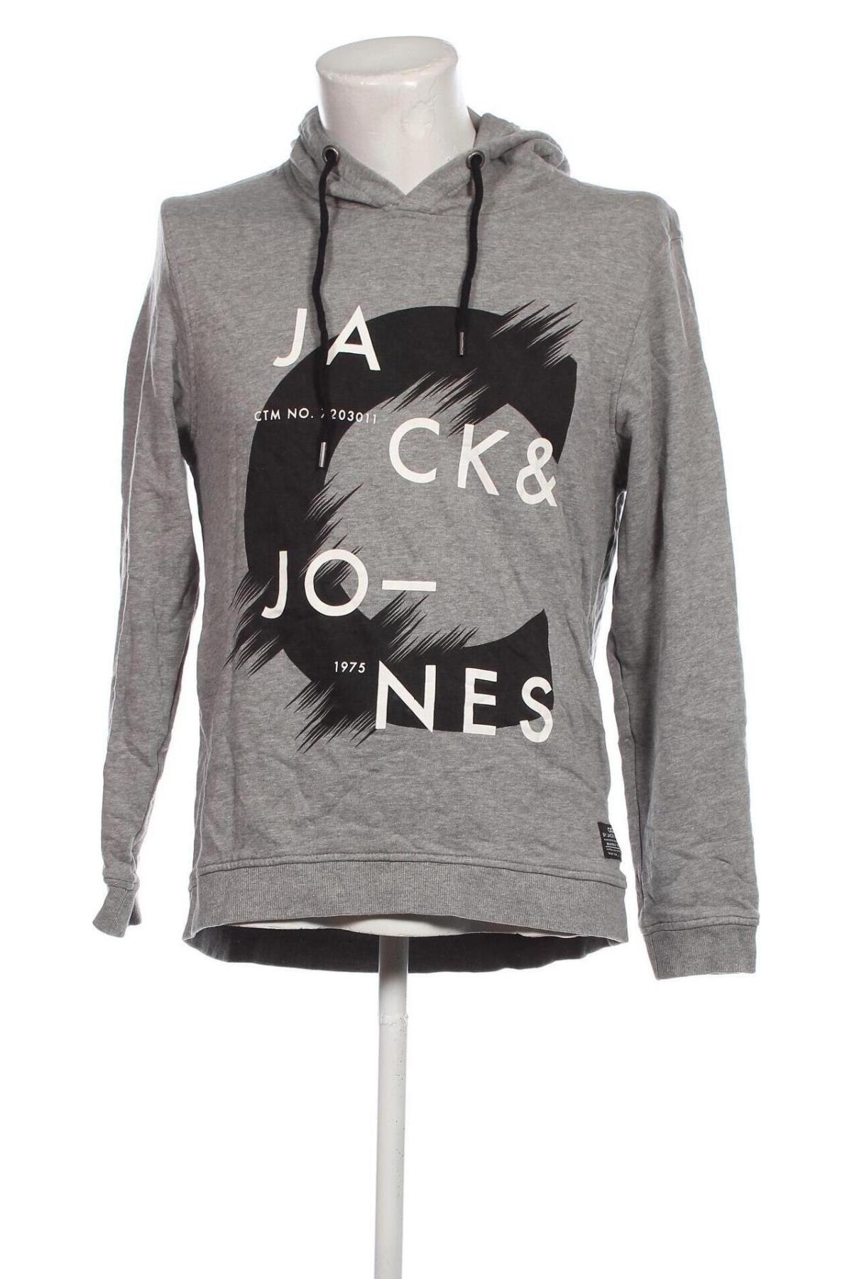 Ανδρικό φούτερ Core By Jack & Jones, Μέγεθος L, Χρώμα Γκρί, Τιμή 12,19 €