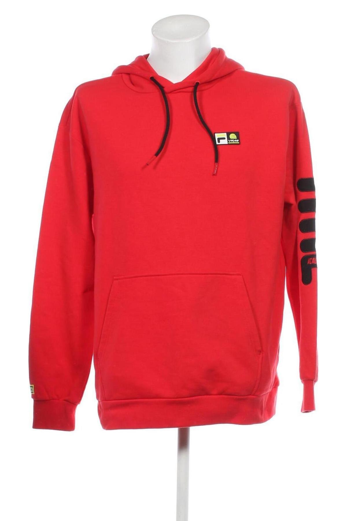 Férfi sweatshirt FILA, Méret M, Szín Piros, Ár 22 658 Ft