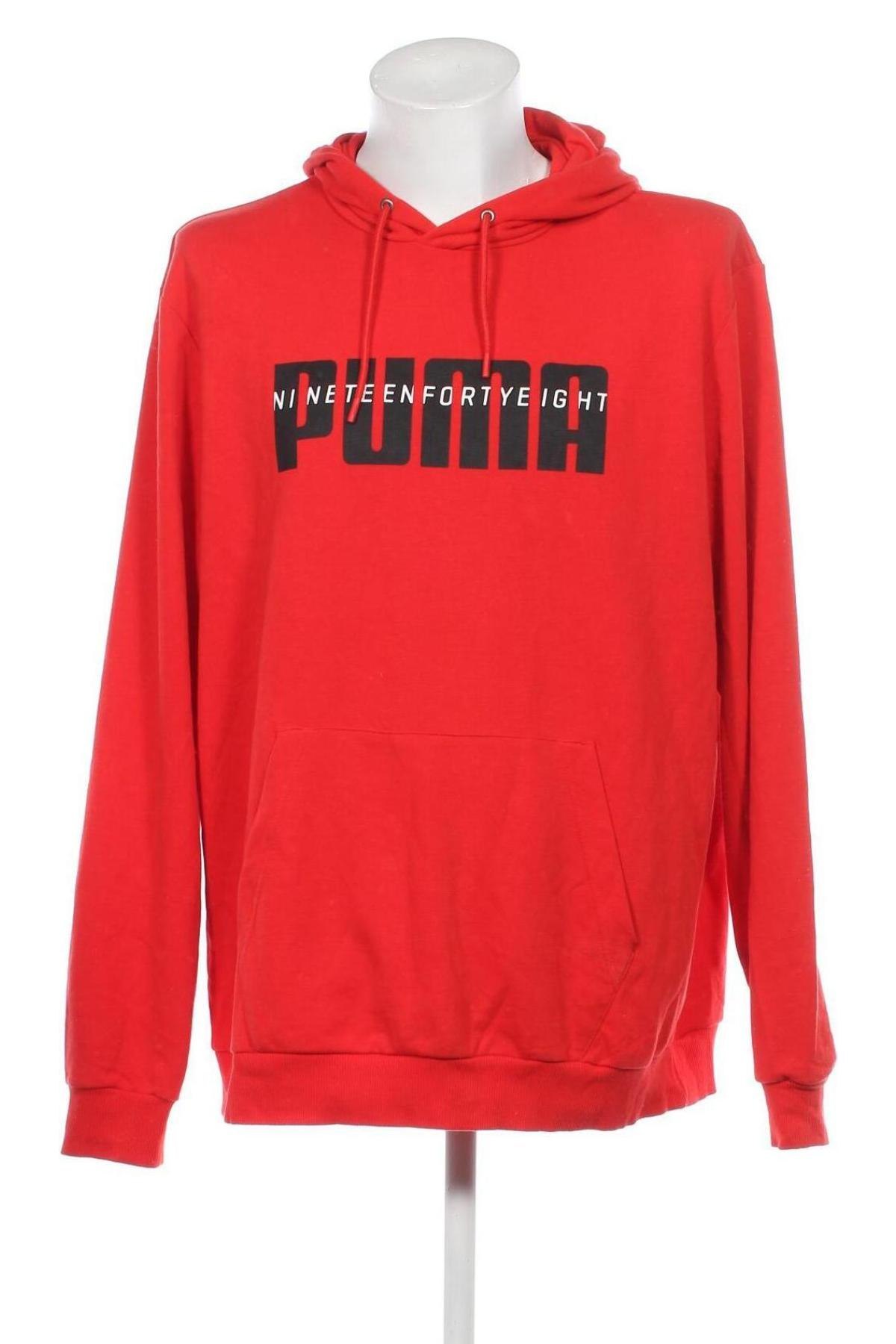 Férfi sweatshirt PUMA, Méret XXL, Szín Piros, Ár 13 255 Ft