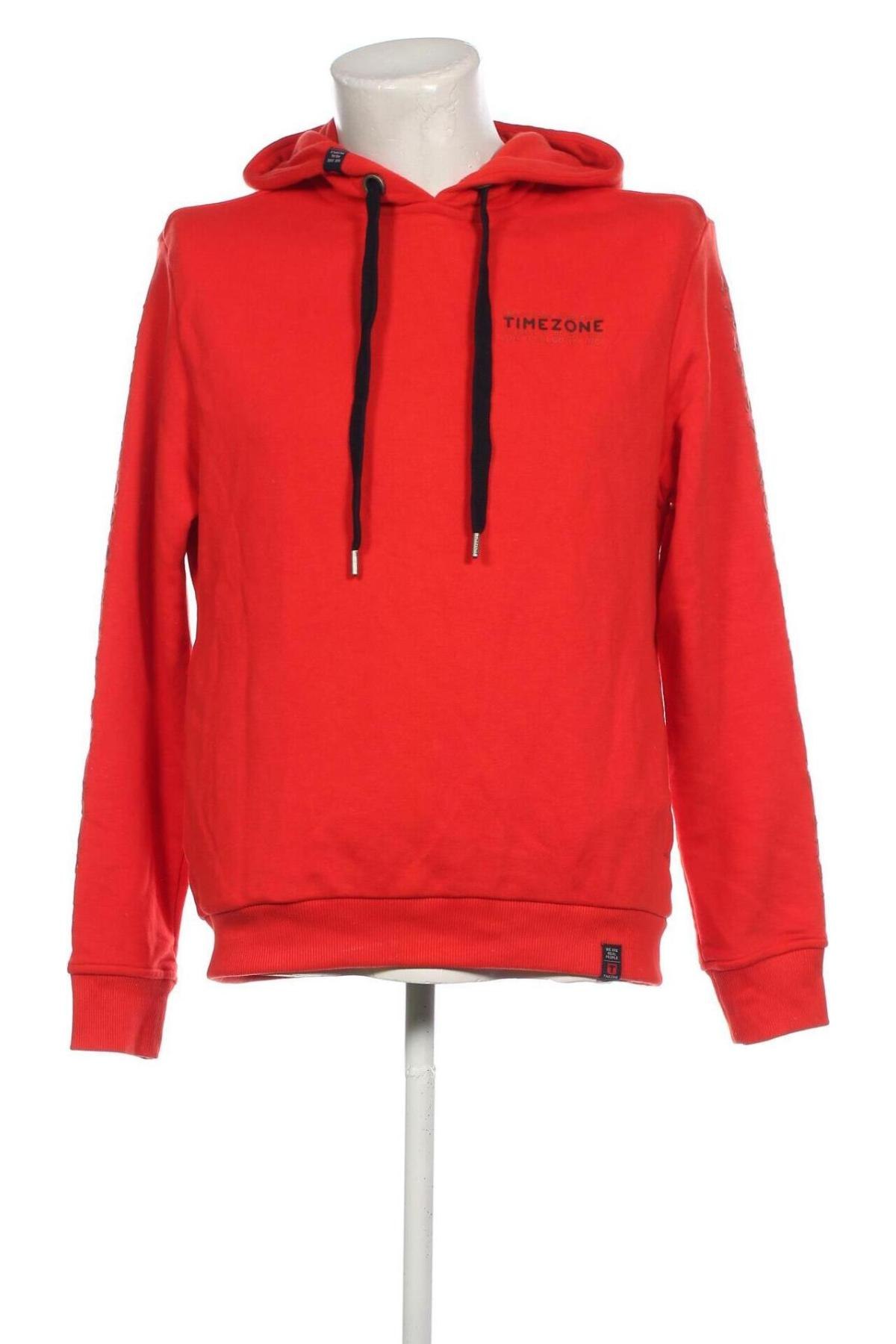 Herren Sweatshirt Timezone, Größe L, Farbe Rot, Preis € 9,69