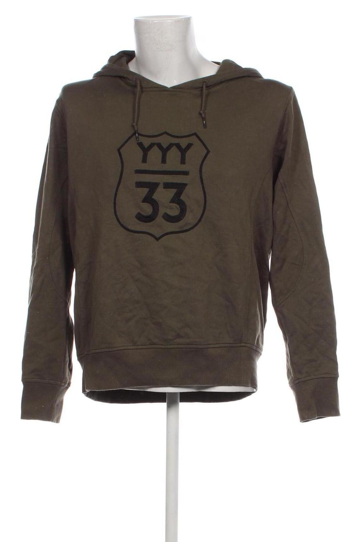 Herren Sweatshirt Y-3 Adidas, Größe L, Farbe Grün, Preis € 59,91