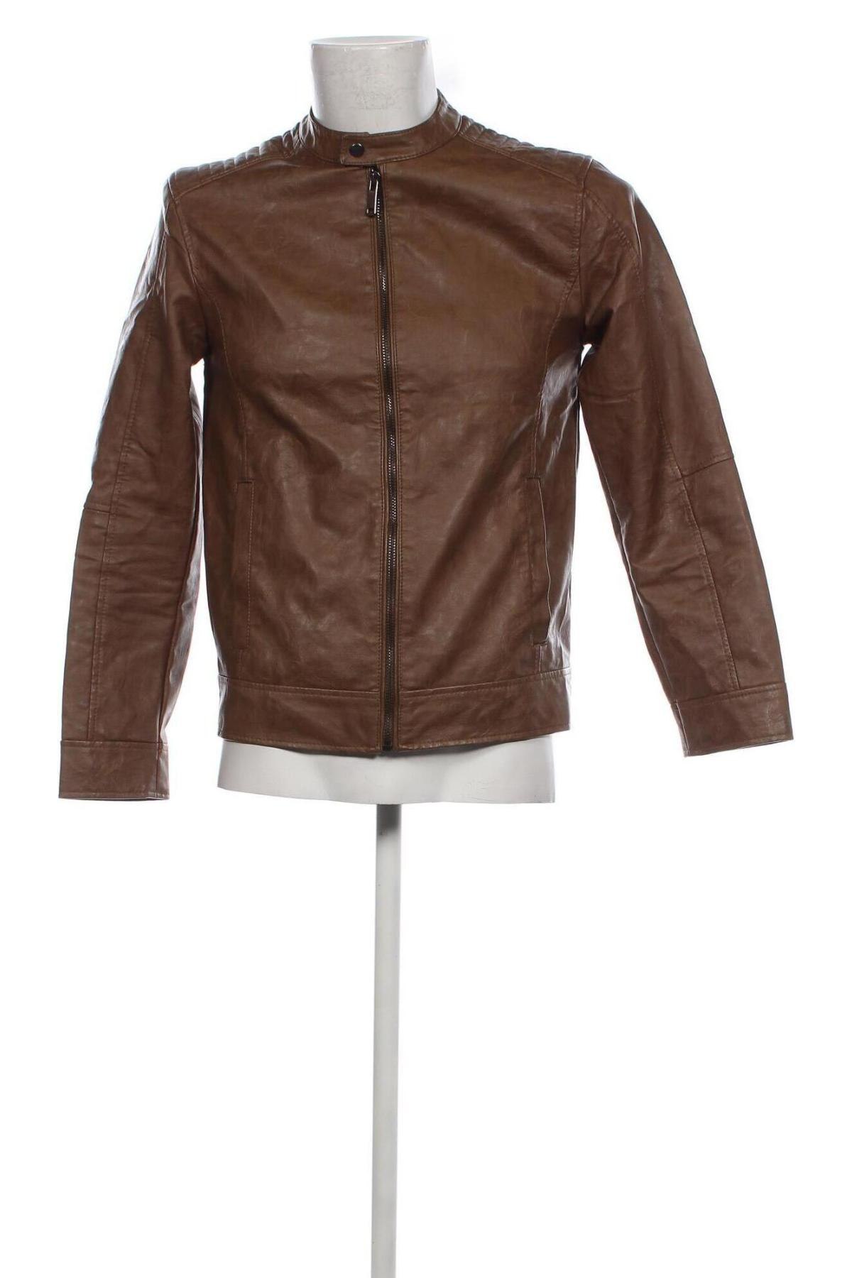 Herren Lederjacke Primark, Größe XS, Farbe Braun, Preis 34,10 €