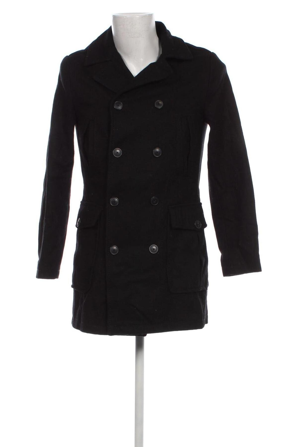 Мъжко палто Blanco, Размер S, Цвят Черен, Цена 56,71 лв.
