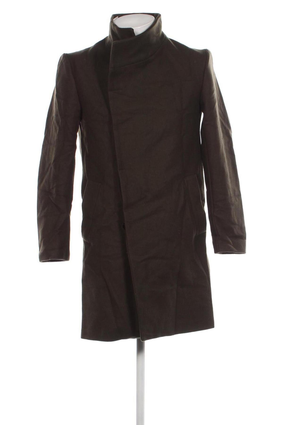 Pánsky kabát  Zara, Veľkosť M, Farba Zelená, Cena  38,56 €