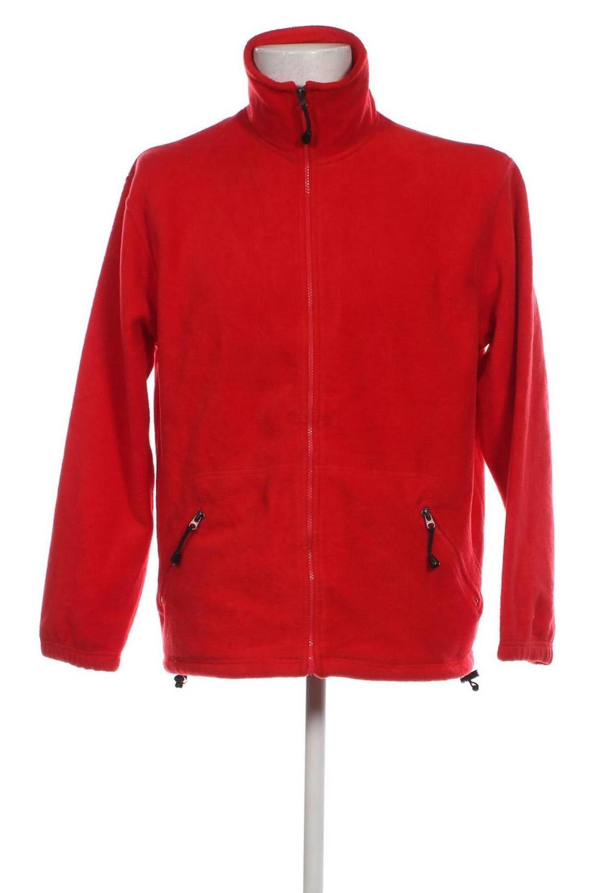 Ανδρική ζακέτα fleece Roly, Μέγεθος L, Χρώμα Κόκκινο, Τιμή 14,47 €