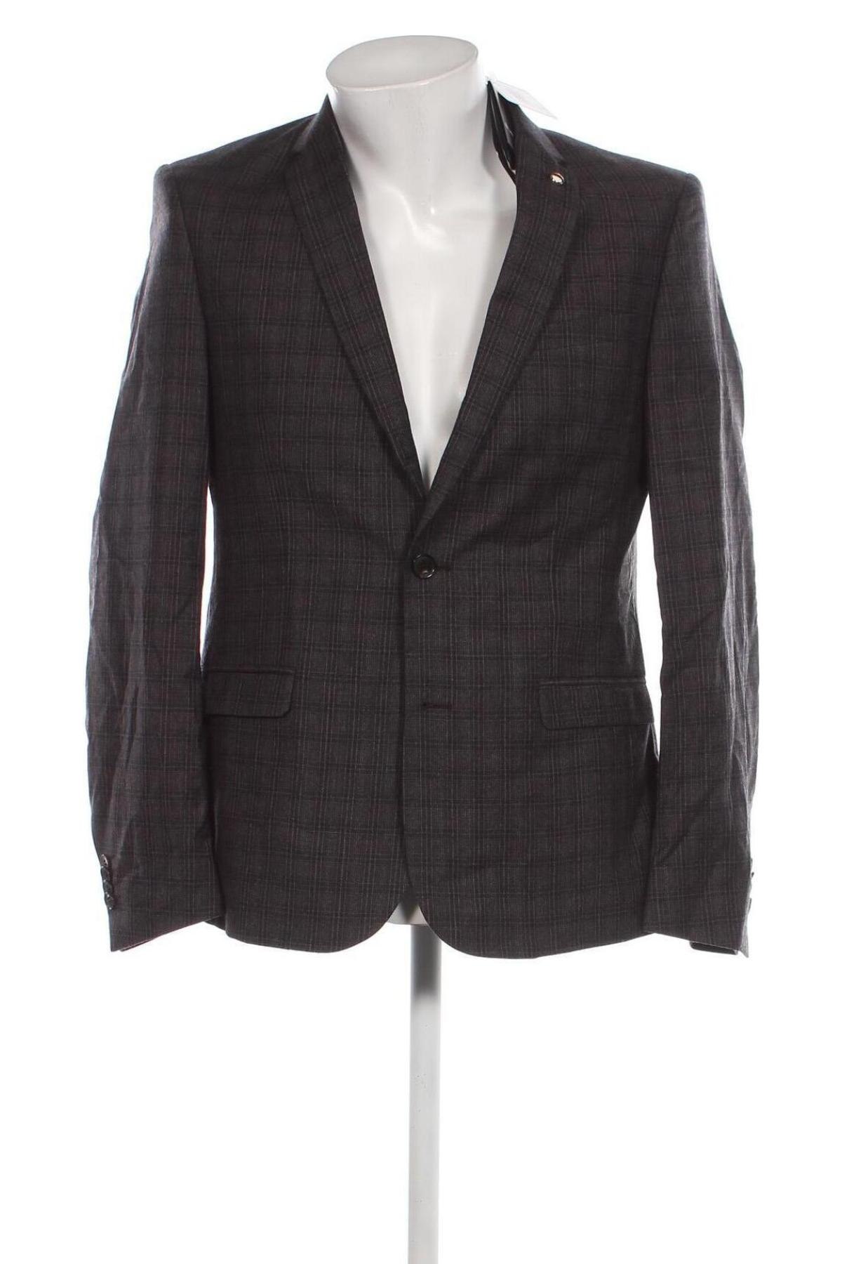 Herren Sakko Burton of London, Größe L, Farbe Grau, Preis € 17,66