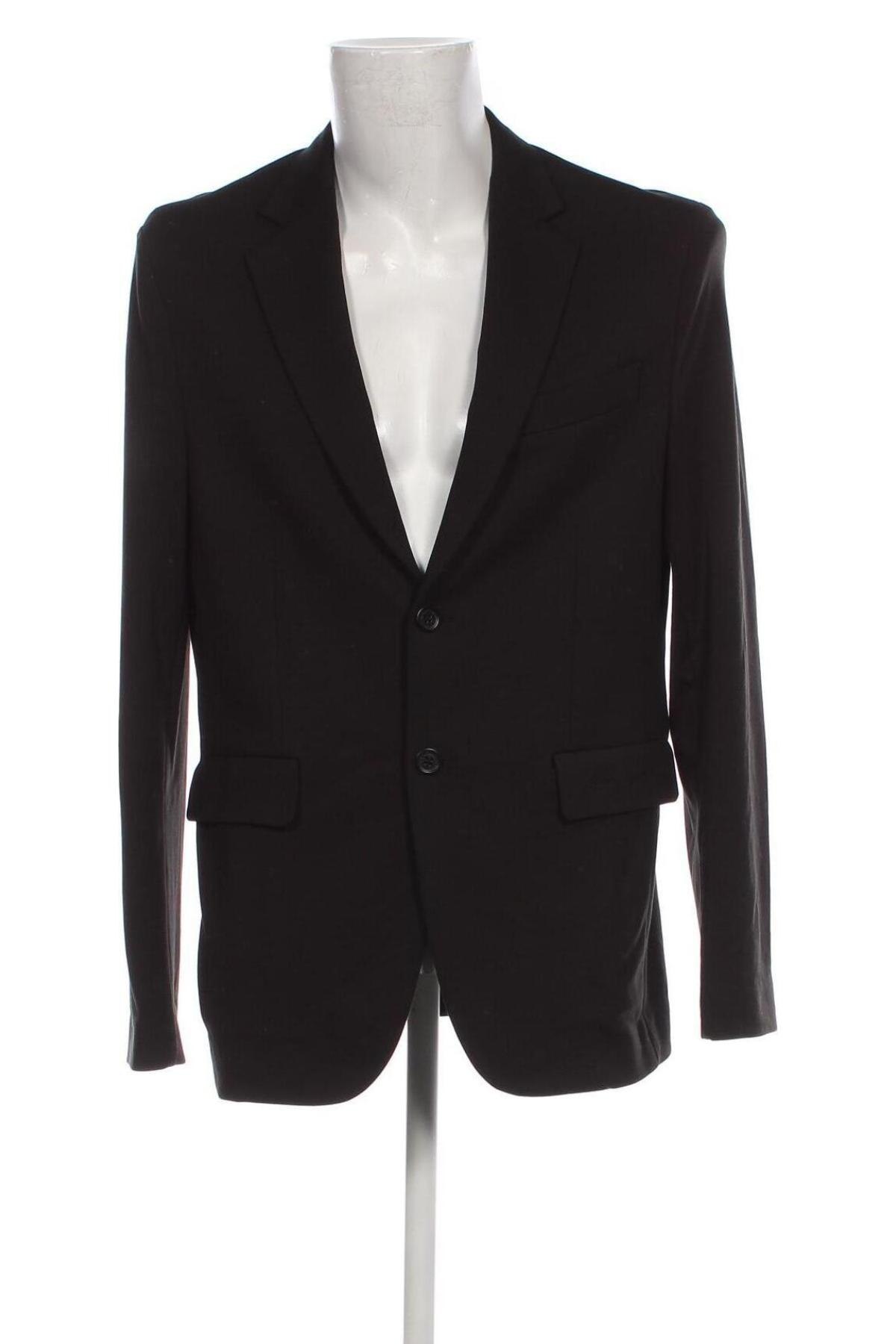 Мъжко сако Karl Lagerfeld, Размер L, Цвят Черен, Цена 243,02 лв.