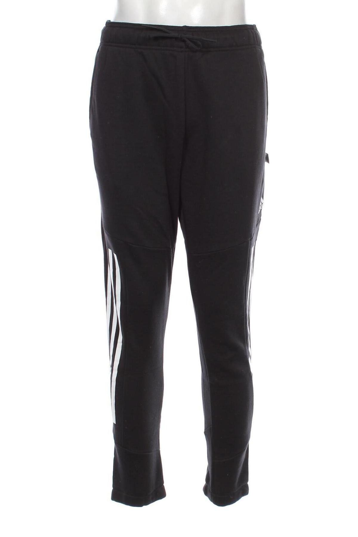 Pantaloni trening de bărbați Adidas, Mărime L, Culoare Negru, Preț 260,03 Lei