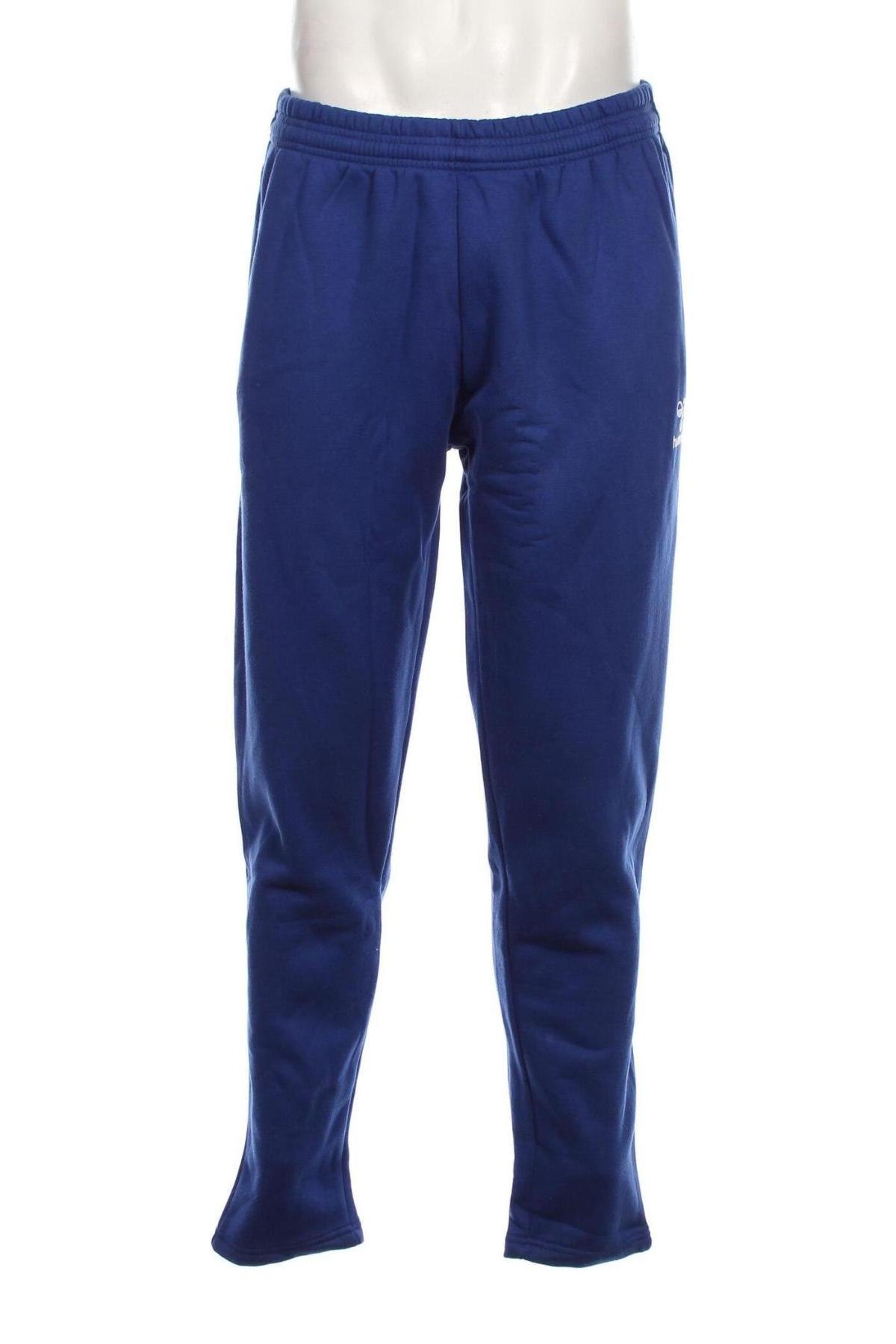 Ανδρικό αθλητικό παντελόνι Hummel, Μέγεθος L, Χρώμα Μπλέ, Τιμή 6,71 €