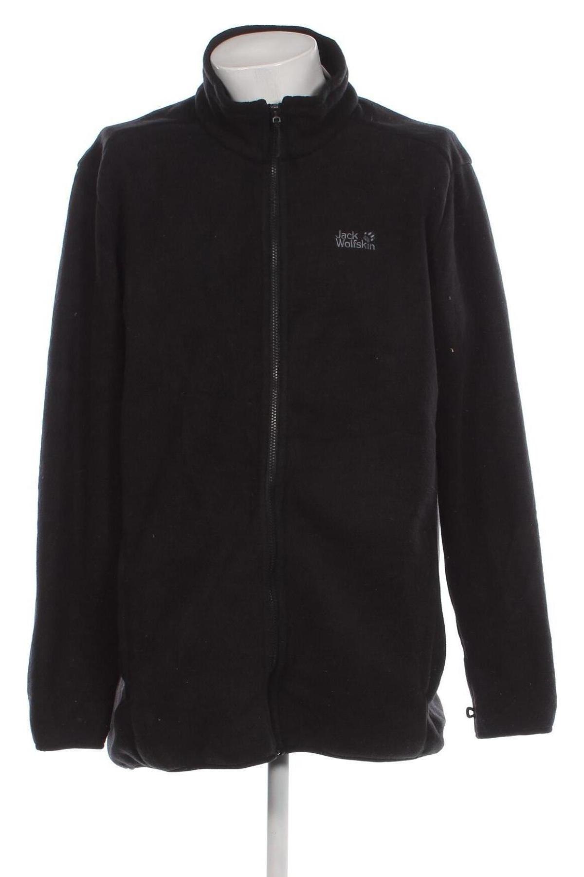 Herren Sportoberteil Jack Wolfskin, Größe 3XL, Farbe Schwarz, Preis € 31,73