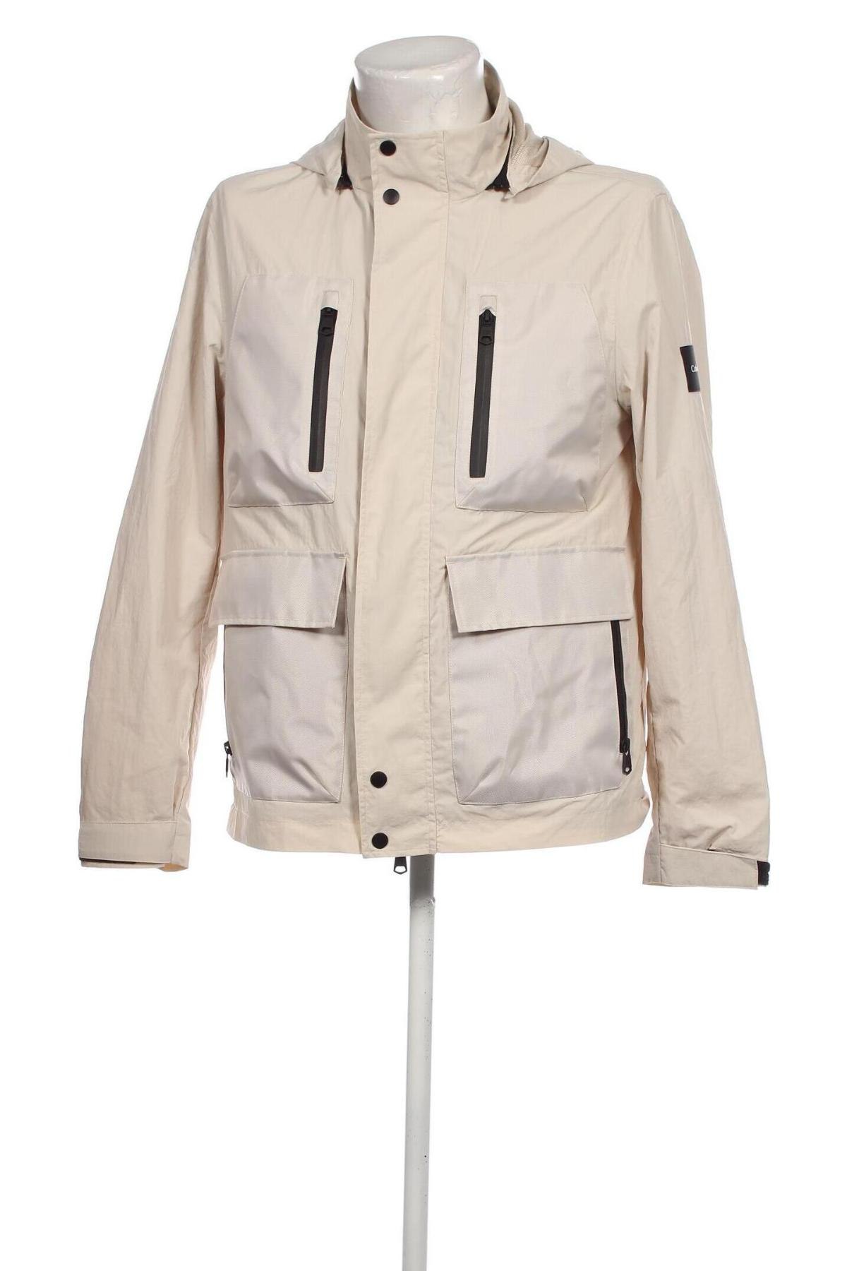 Ανδρικό μπουφάν Calvin Klein, Μέγεθος M, Χρώμα  Μπέζ, Τιμή 88,45 €