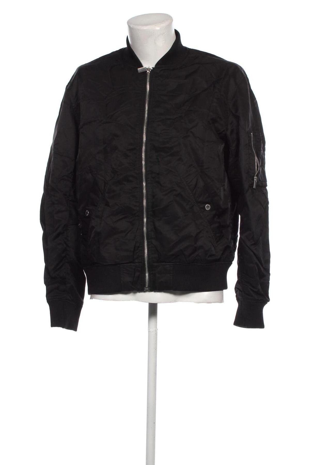 Herrenjacke H&M, Größe M, Farbe Schwarz, Preis 9,35 €