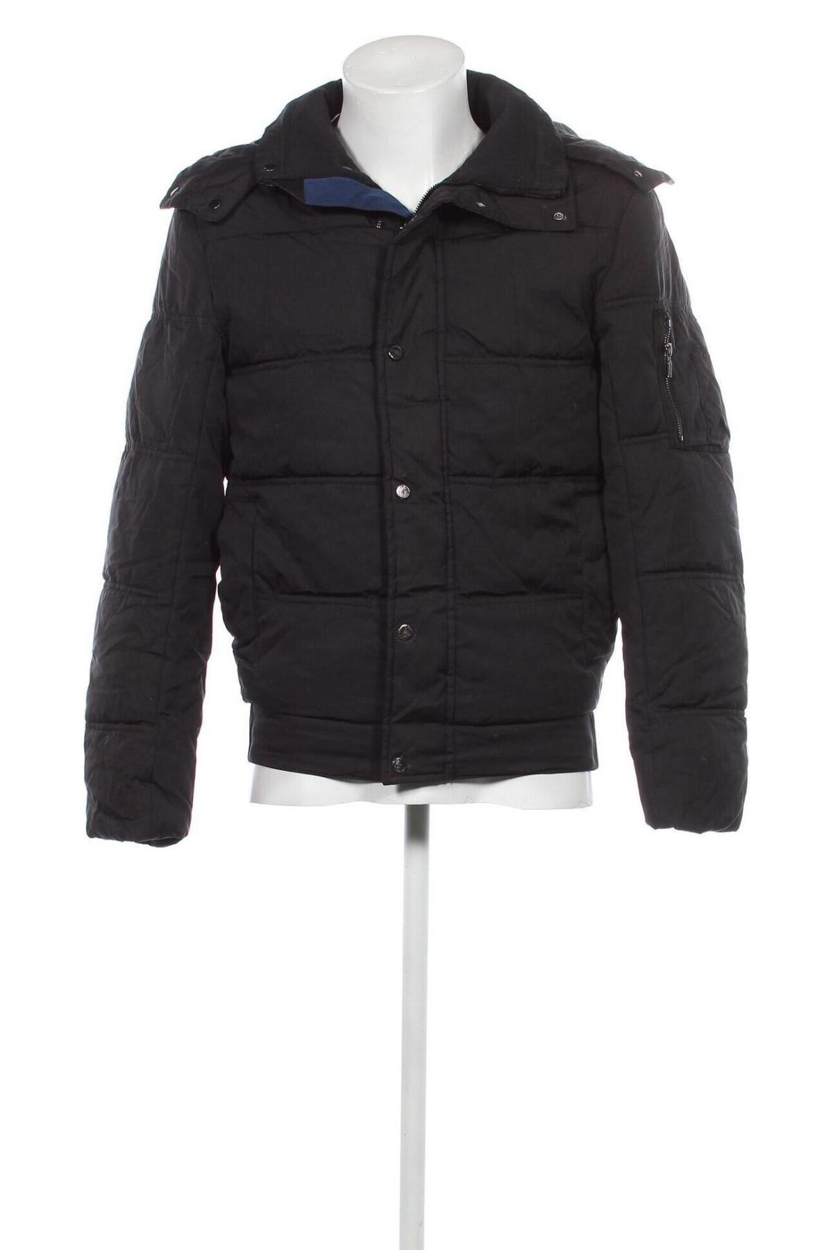 Ανδρικό μπουφάν Zara Man, Μέγεθος M, Χρώμα Μαύρο, Τιμή 19,30 €
