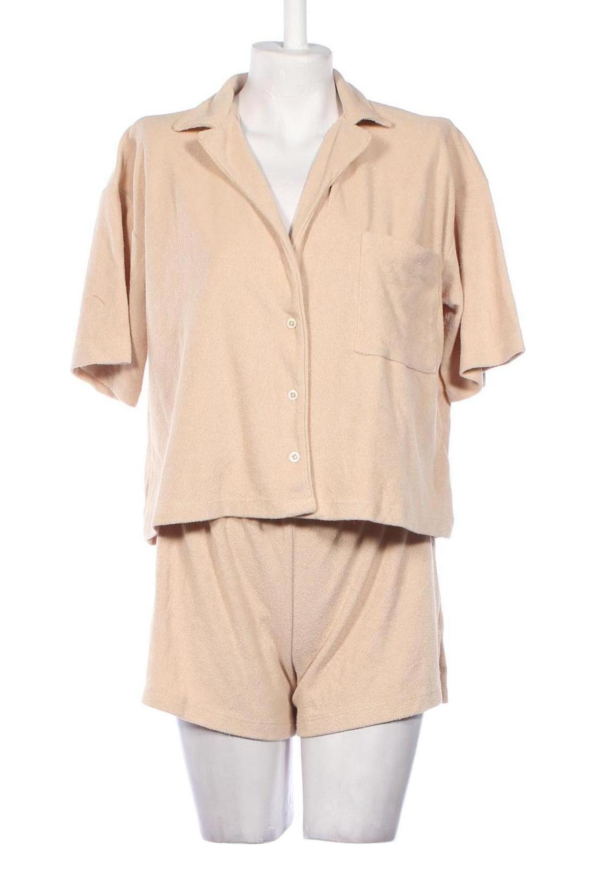 Pyjama Nasty Gal, Größe S, Farbe Beige, Preis € 24,33