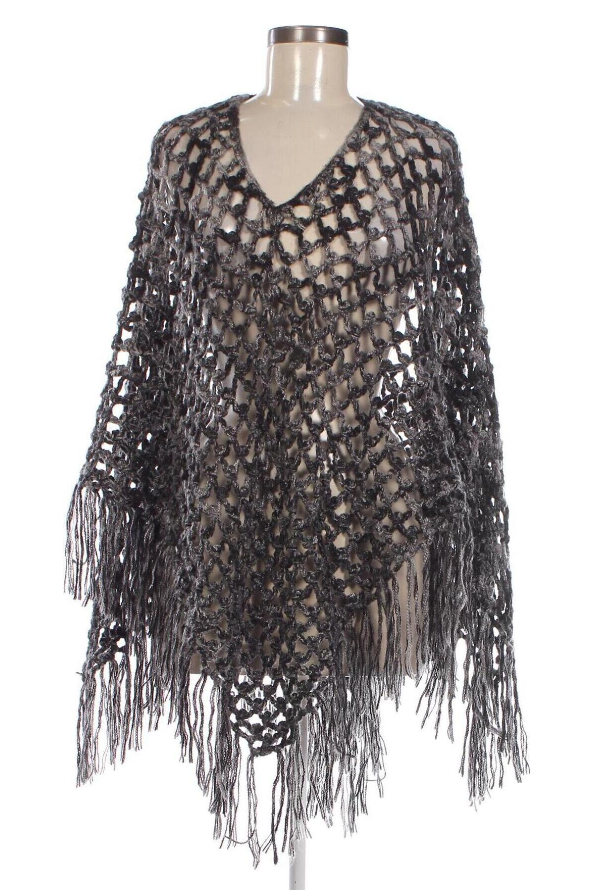 Poncho, Größe M, Farbe Grau, Preis € 14,04