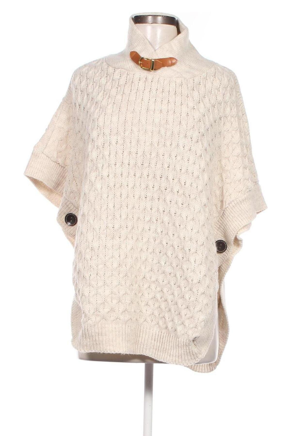 Poncho, Größe M, Farbe Beige, Preis € 9,74