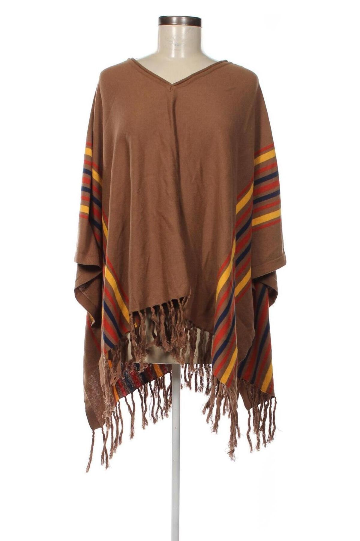 Poncho Colours Of The World, Größe M, Farbe Beige, Preis € 6,41