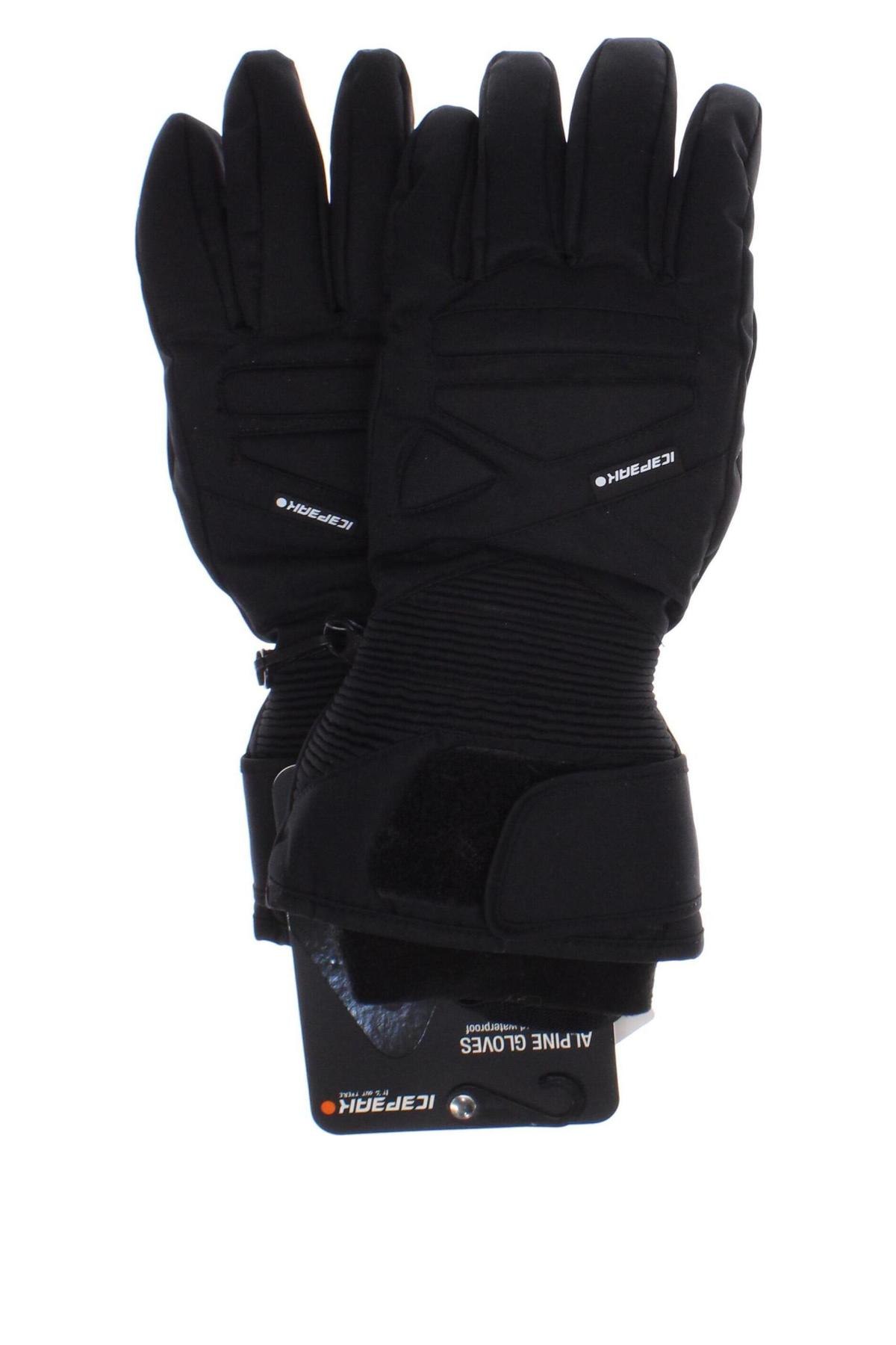 Handschuhe für Wintersport Icepeak, Farbe Schwarz, Preis € 25,57