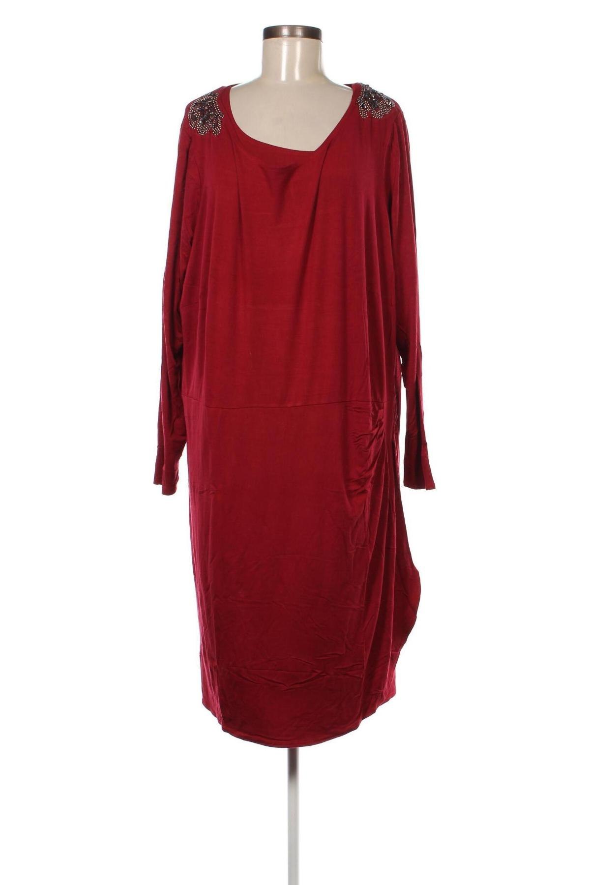 Šaty  Balsamik, Veľkosť 4XL, Farba Červená, Cena  23,94 €