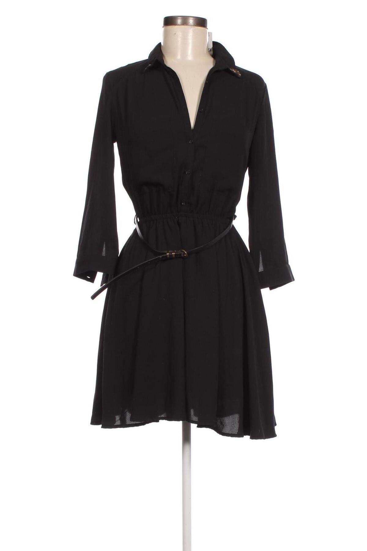 Šaty  Bershka, Veľkosť S, Farba Čierna, Cena  14,83 €