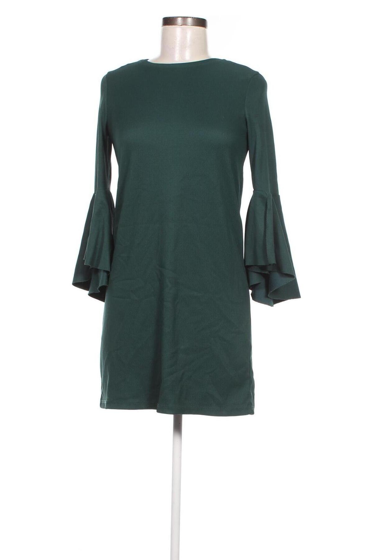 Rochie Bershka, Mărime XS, Culoare Verde, Preț 22,89 Lei