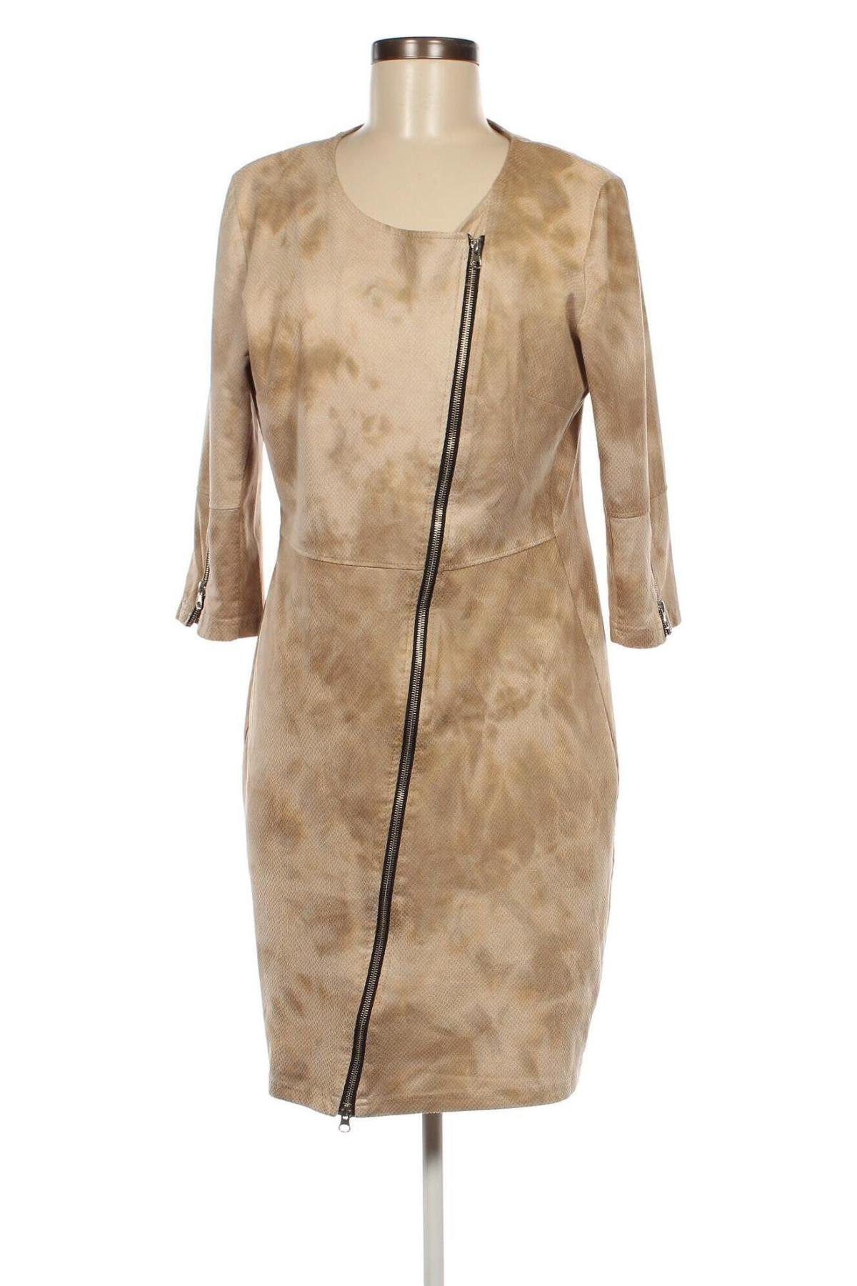 Kleid Creme De La Creme, Größe L, Farbe Beige, Preis 18,37 €