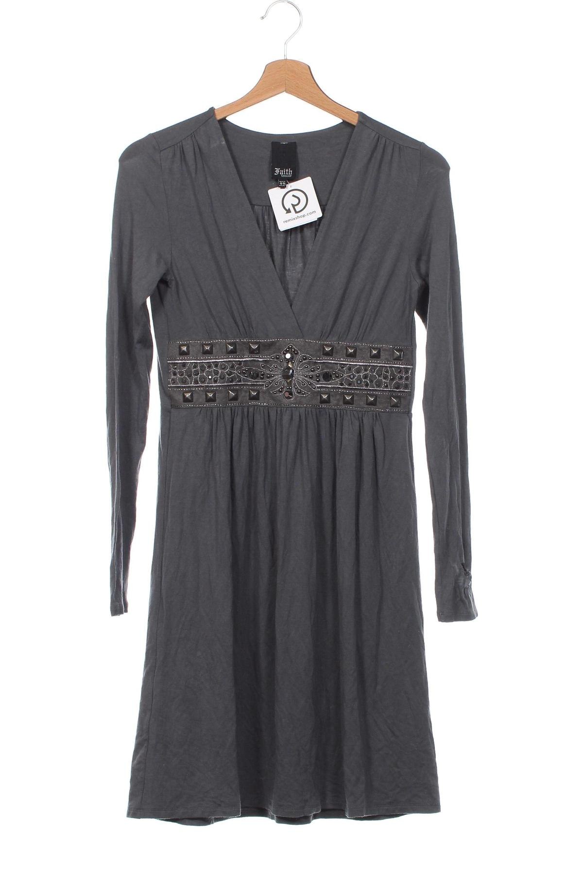 Φόρεμα Faith Connexion, Μέγεθος XS, Χρώμα Γκρί, Τιμή 78,27 €