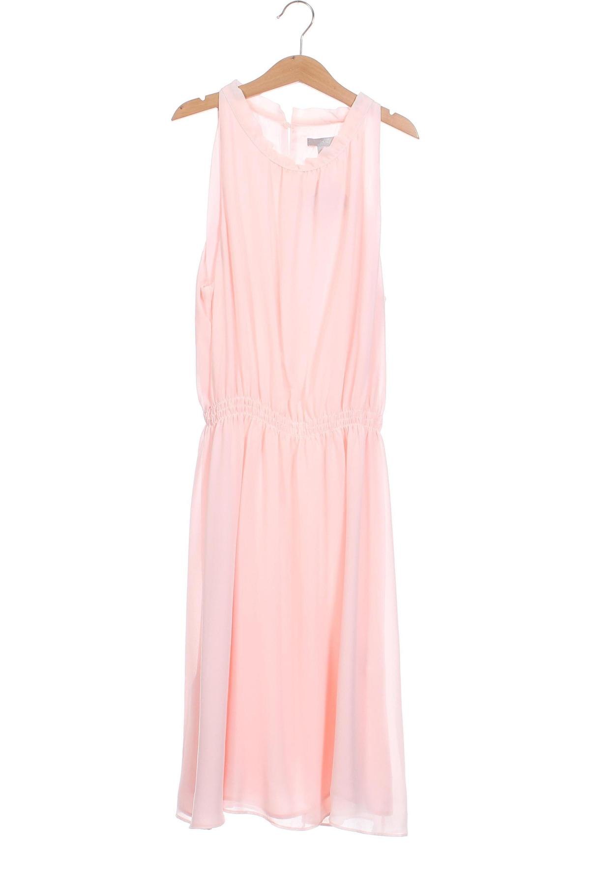 Kleid H&M, Größe XS, Farbe Rosa, Preis 8,18 €