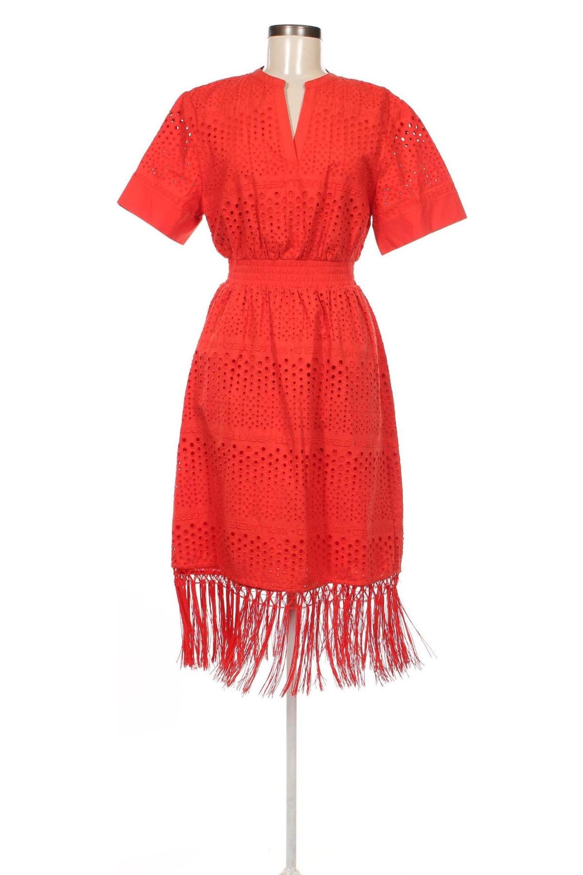 Kleid Karl Lagerfeld, Größe XS, Farbe Rot, Preis 161,04 €