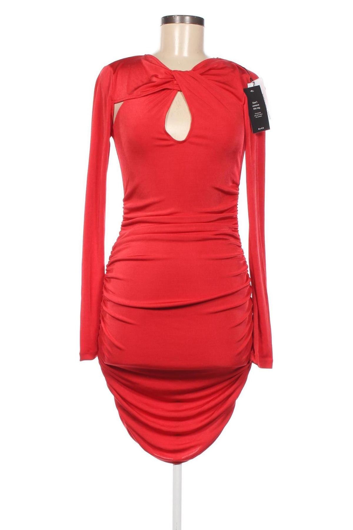 Šaty  NA-KD, Velikost M, Barva Červená, Cena  516,00 Kč