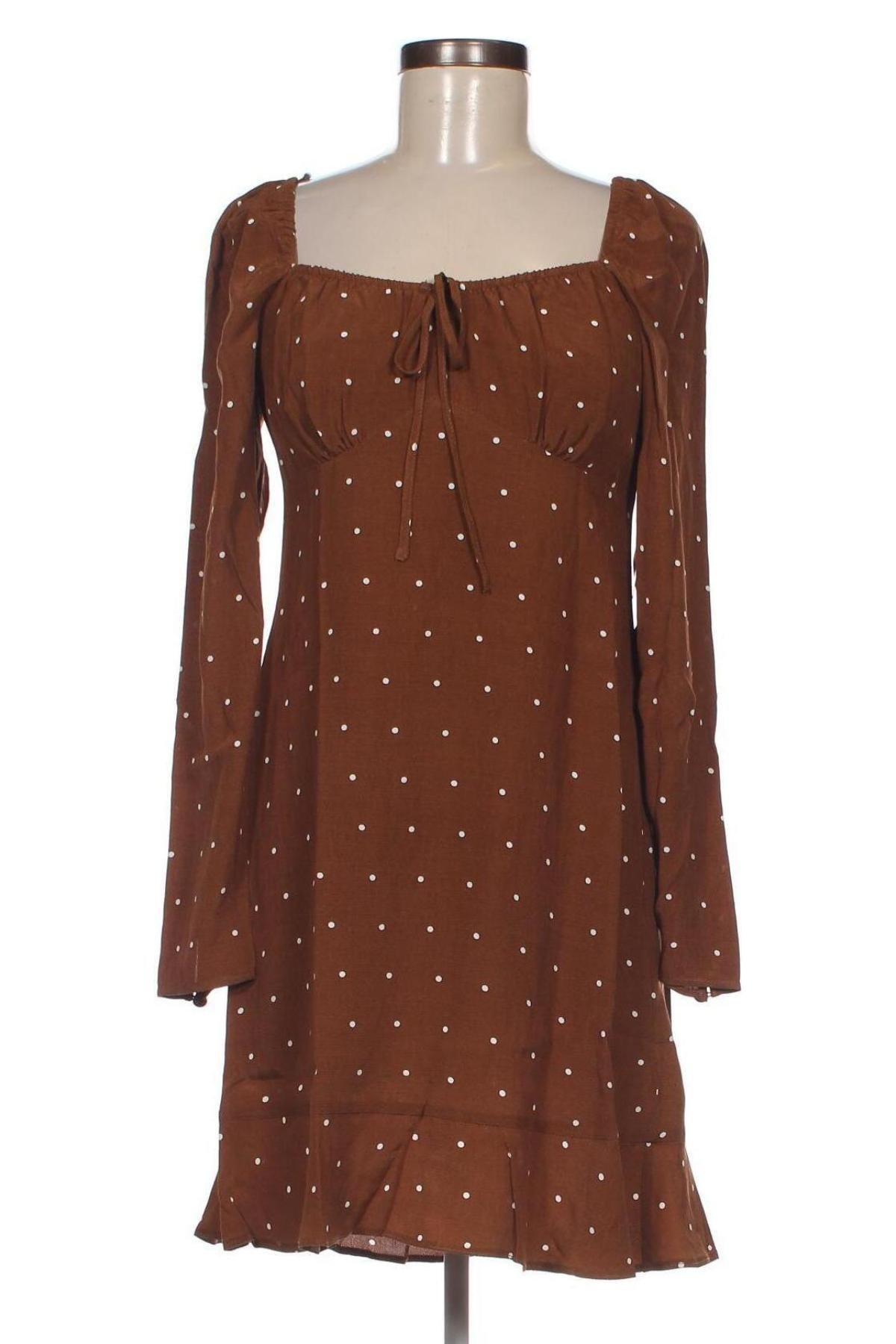 Kleid NA-KD, Größe S, Farbe Braun, Preis 8,35 €
