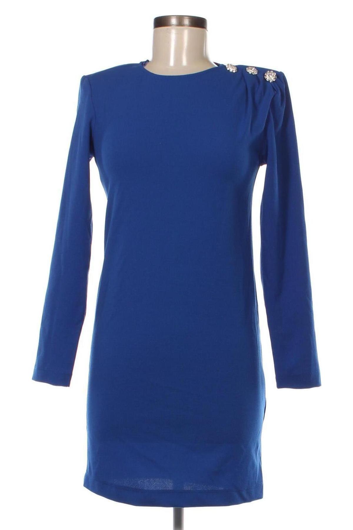 Kleid Naf Naf, Größe XS, Farbe Blau, Preis 72,16 €