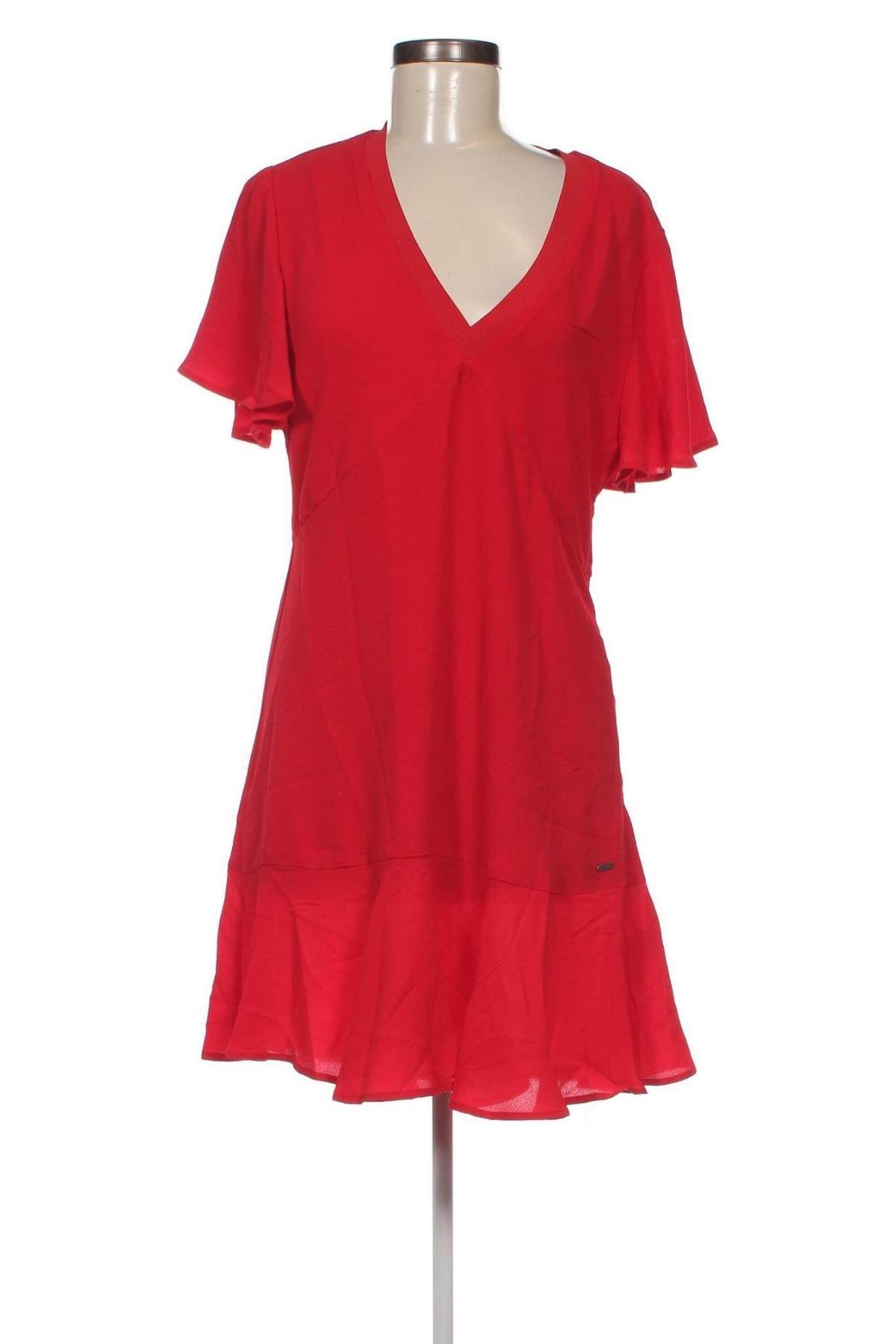 Kleid Pepe Jeans, Größe L, Farbe Rot, Preis 38,56 €